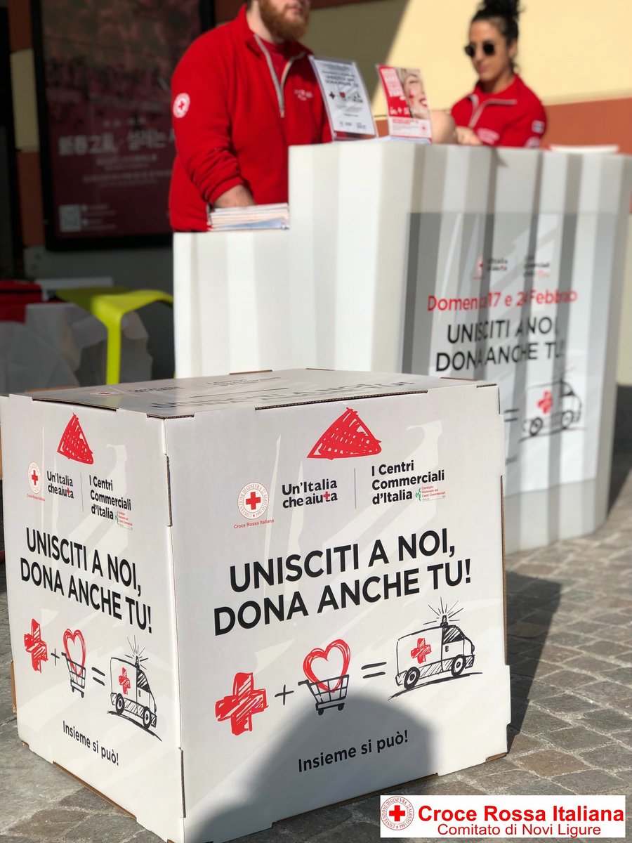 Torino 17 Febbraio 2019 - Raccolta Fondi Centri Commerciali - Croce Rossa Italiana - Comitato Regionale del Piemonte