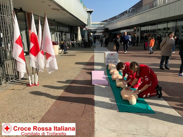 Torino 17 Febbraio 2019 - Raccolta Fondi Centri Commerciali - Croce Rossa Italiana - Comitato Regionale del Piemonte