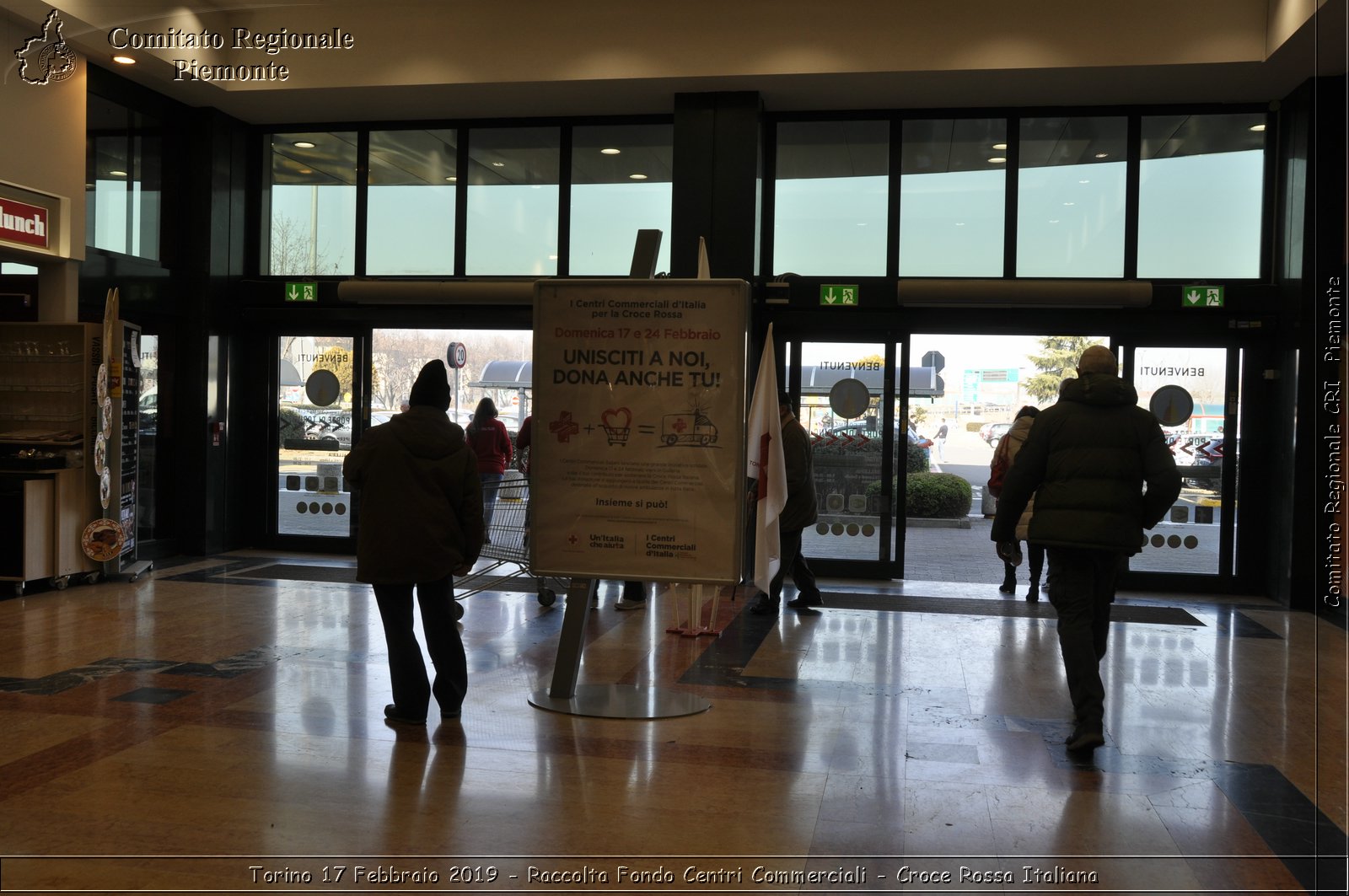 Torino 17 Febbraio 2019 - Raccolta Fondi Centri Commerciali - Croce Rossa Italiana - Comitato Regionale del Piemonte