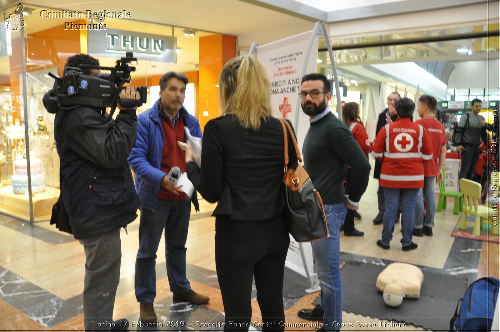 Torino 17 Febbraio 2019 - Raccolta Fondi Centri Commerciali - Croce Rossa Italiana - Comitato Regionale del Piemonte