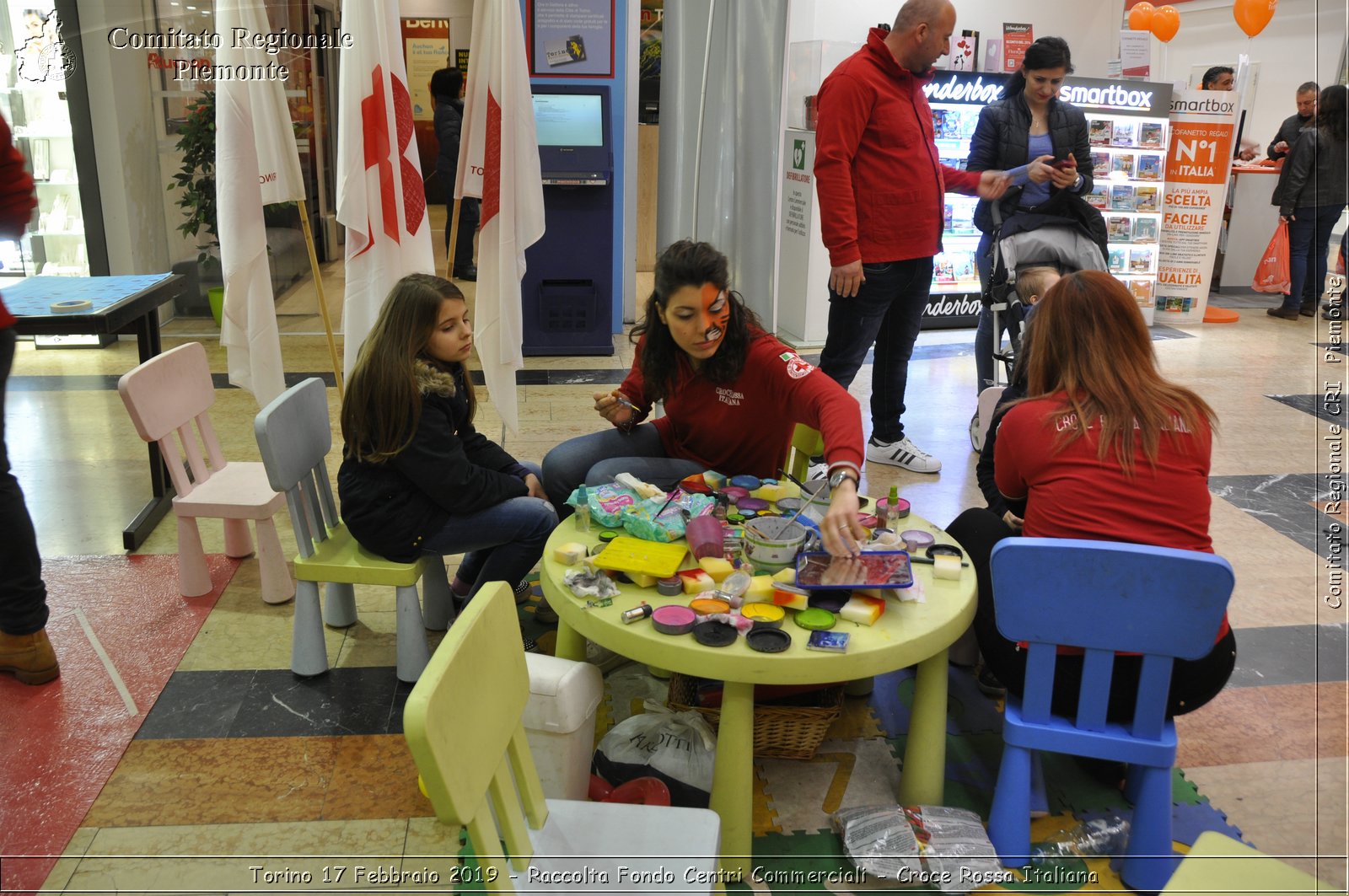 Torino 17 Febbraio 2019 - Raccolta Fondi Centri Commerciali - Croce Rossa Italiana - Comitato Regionale del Piemonte