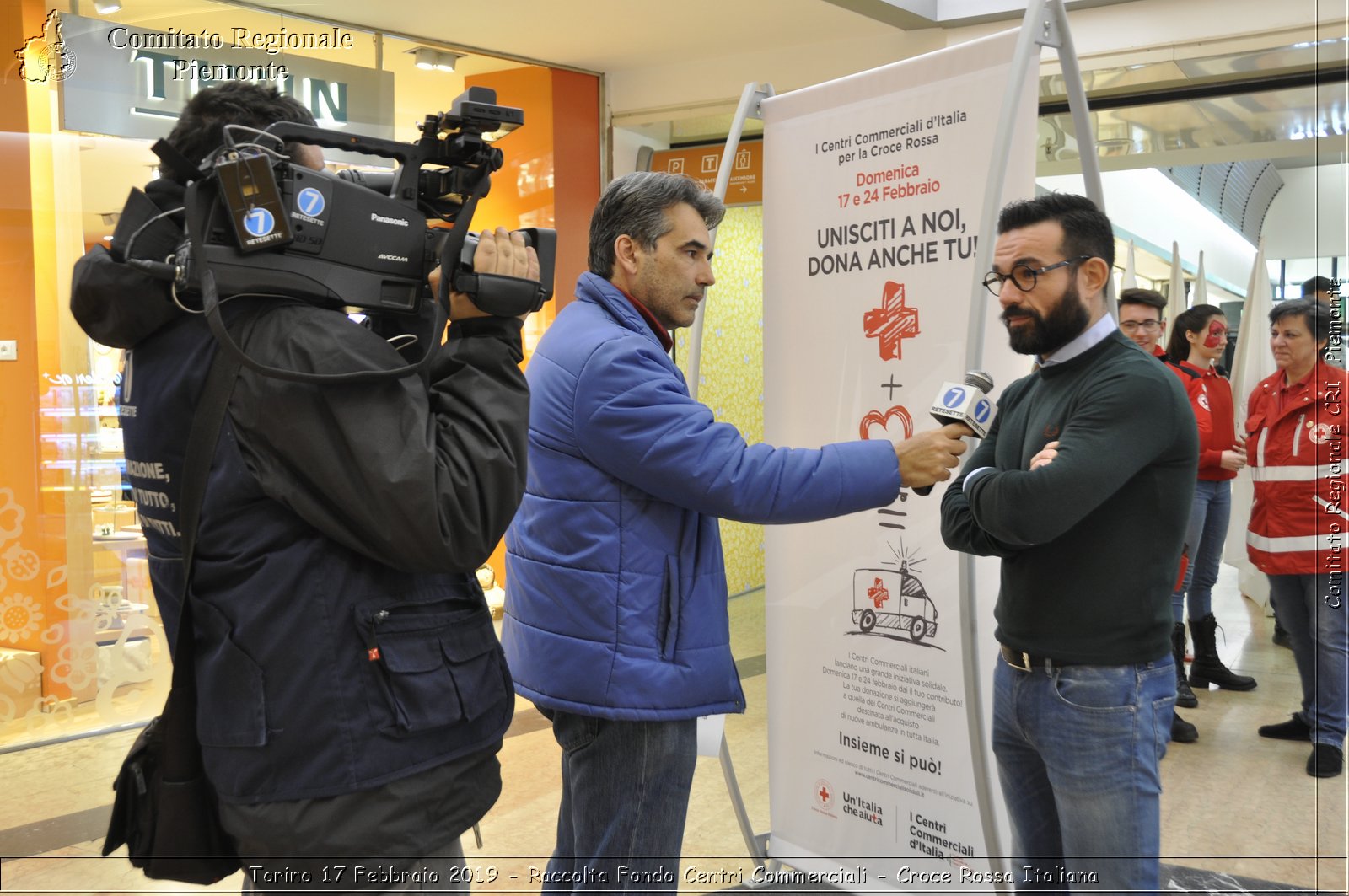 Torino 17 Febbraio 2019 - Raccolta Fondi Centri Commerciali - Croce Rossa Italiana - Comitato Regionale del Piemonte