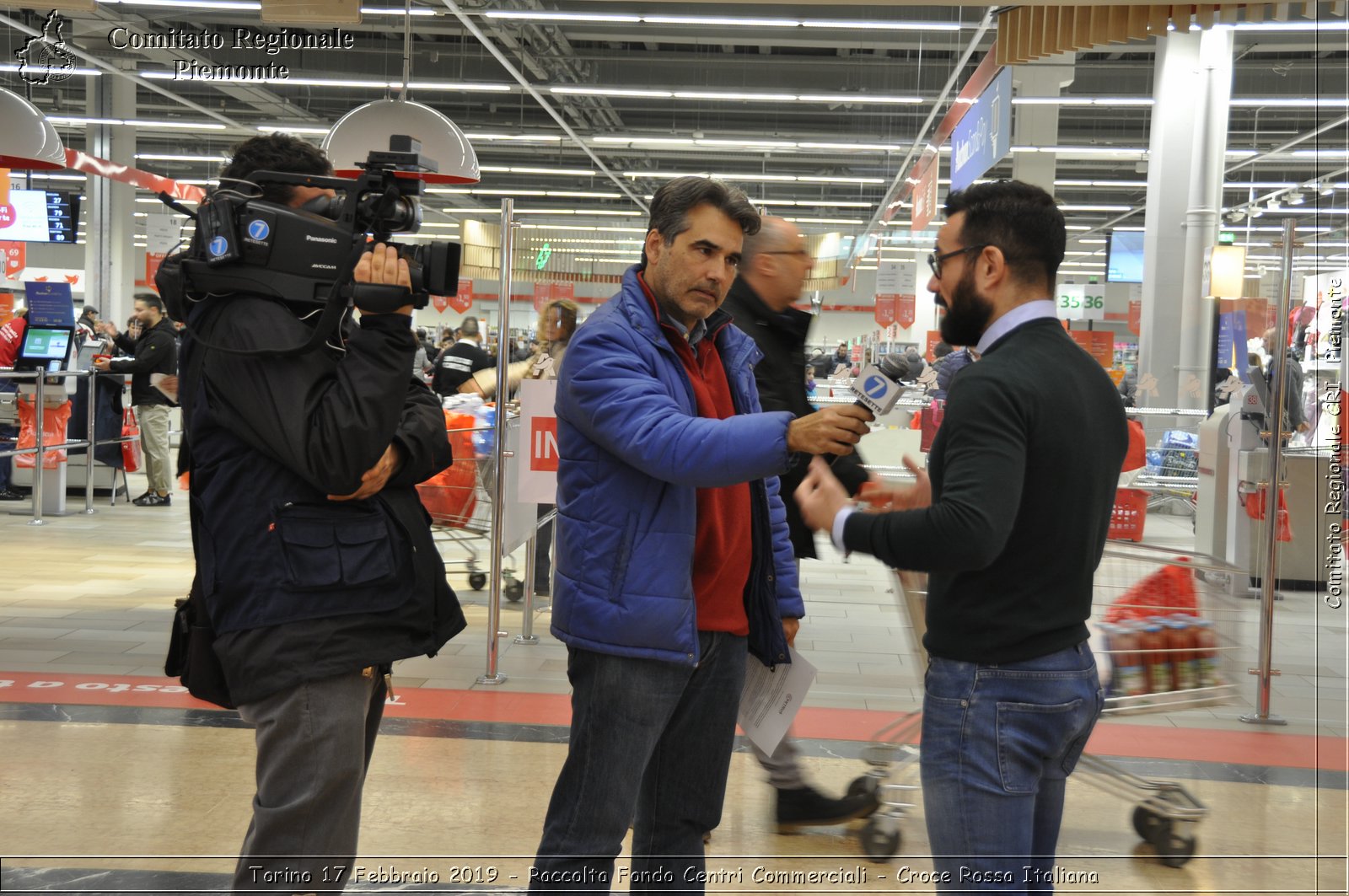 Torino 17 Febbraio 2019 - Raccolta Fondi Centri Commerciali - Croce Rossa Italiana - Comitato Regionale del Piemonte