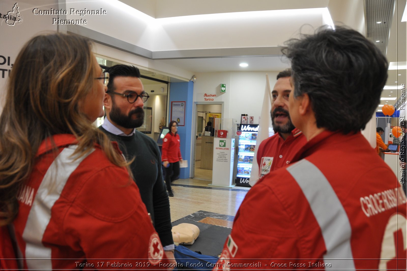 Torino 17 Febbraio 2019 - Raccolta Fondi Centri Commerciali - Croce Rossa Italiana - Comitato Regionale del Piemonte