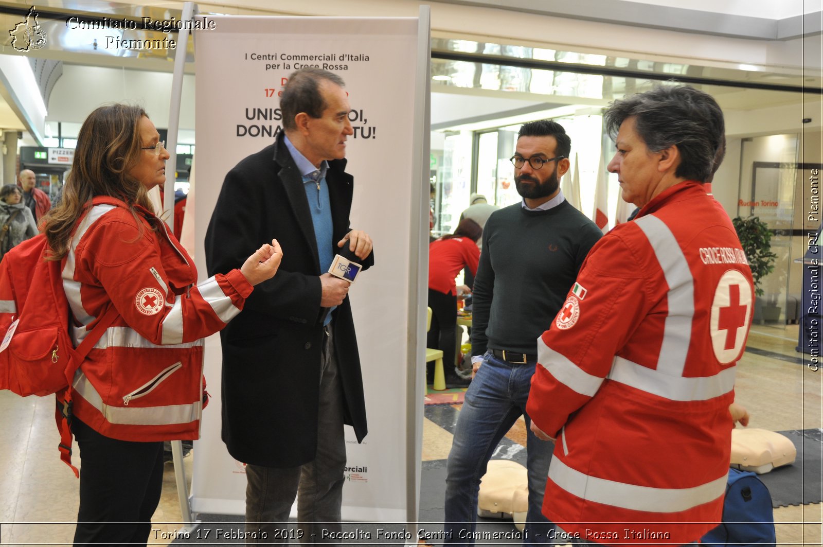 Torino 17 Febbraio 2019 - Raccolta Fondi Centri Commerciali - Croce Rossa Italiana - Comitato Regionale del Piemonte