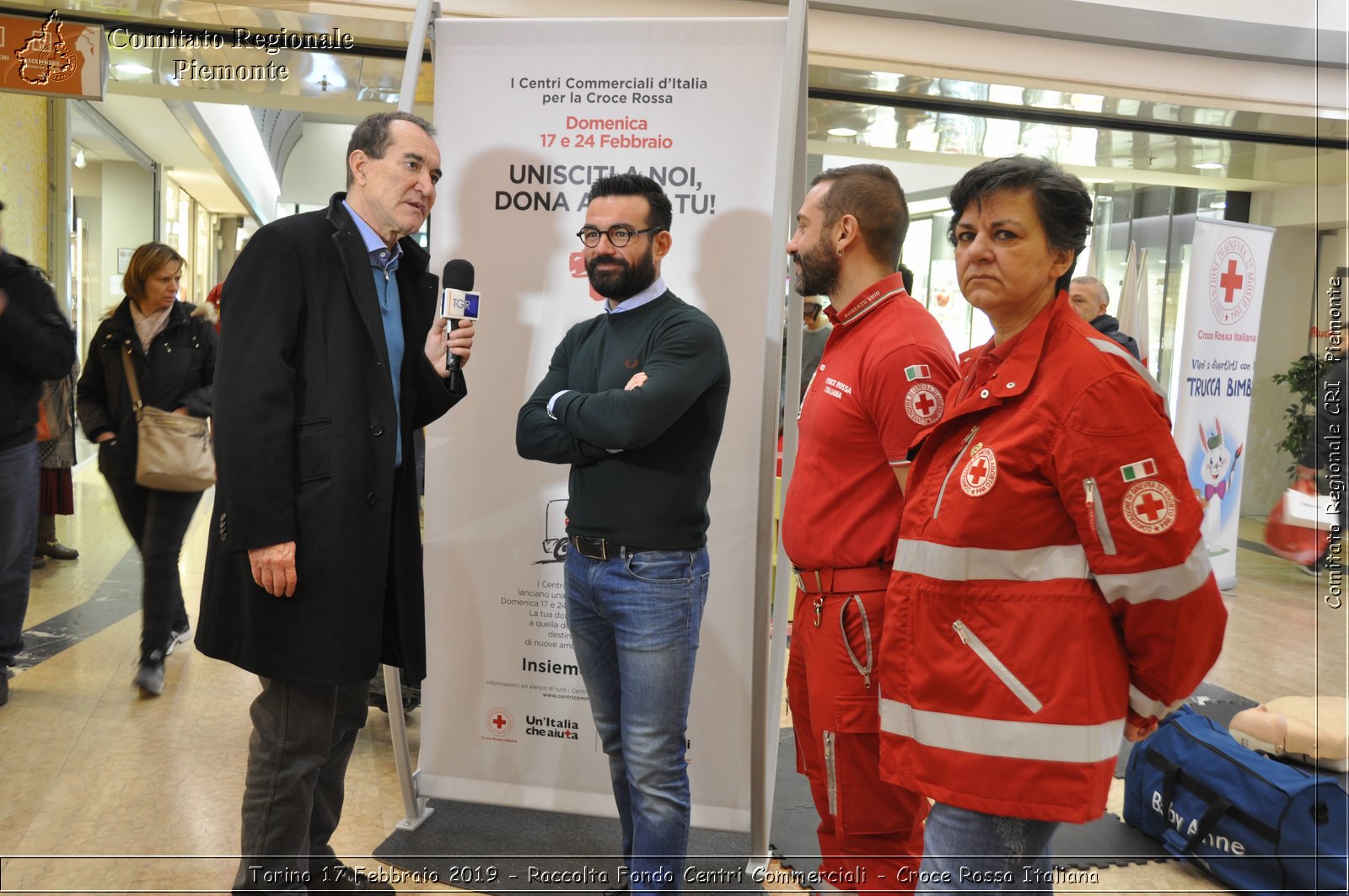 Torino 17 Febbraio 2019 - Raccolta Fondi Centri Commerciali - Croce Rossa Italiana - Comitato Regionale del Piemonte