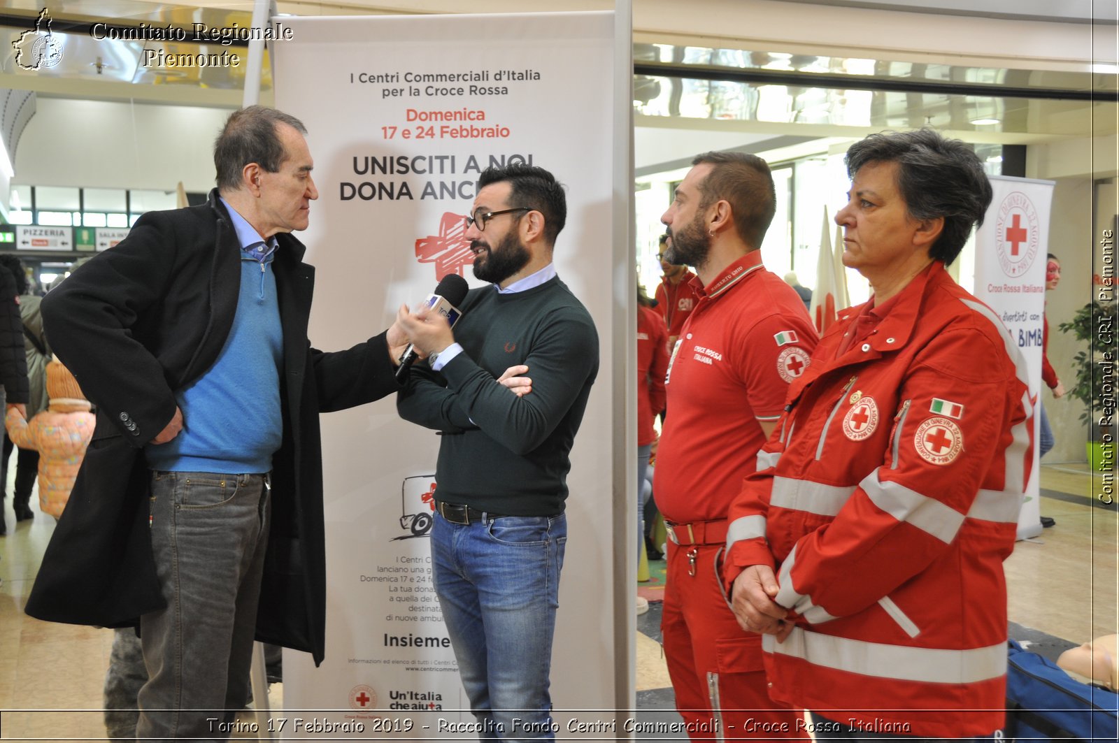 Torino 17 Febbraio 2019 - Raccolta Fondi Centri Commerciali - Croce Rossa Italiana - Comitato Regionale del Piemonte