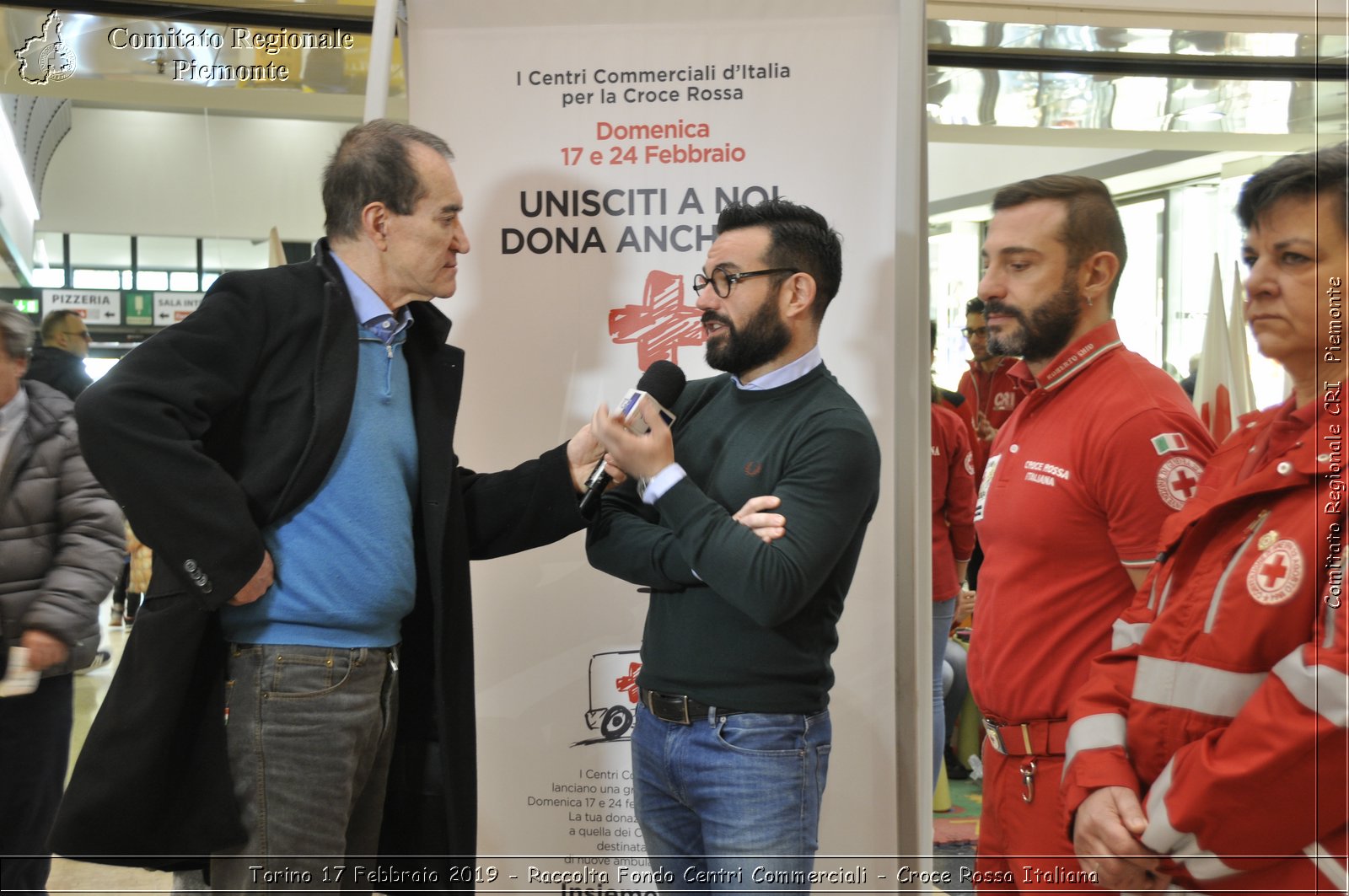 Torino 17 Febbraio 2019 - Raccolta Fondi Centri Commerciali - Croce Rossa Italiana - Comitato Regionale del Piemonte