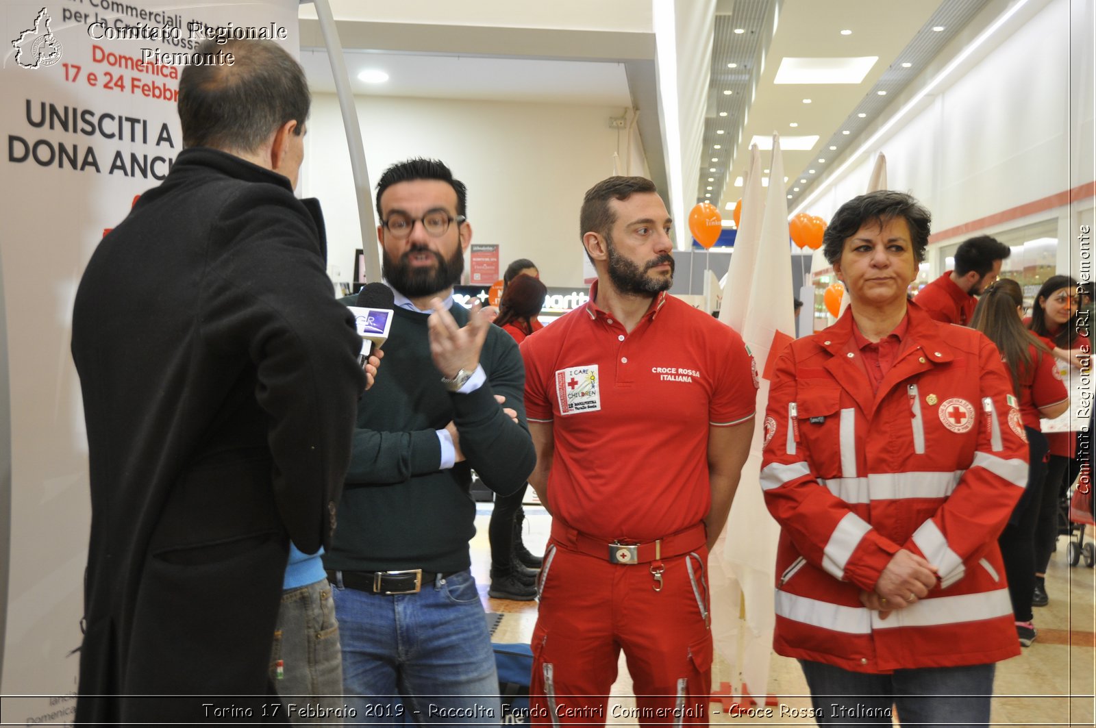 Torino 17 Febbraio 2019 - Raccolta Fondi Centri Commerciali - Croce Rossa Italiana - Comitato Regionale del Piemonte