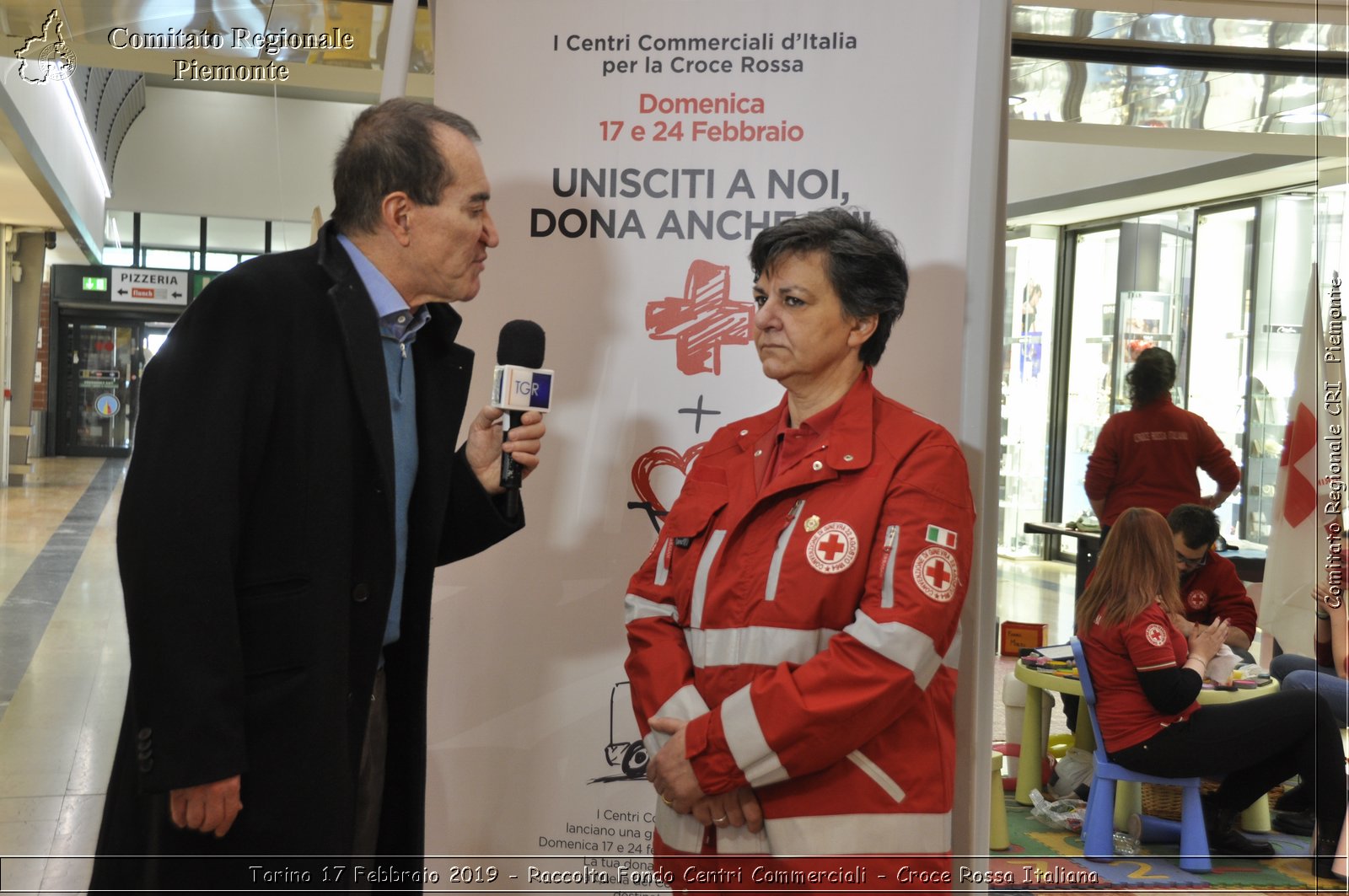 Torino 17 Febbraio 2019 - Raccolta Fondi Centri Commerciali - Croce Rossa Italiana - Comitato Regionale del Piemonte