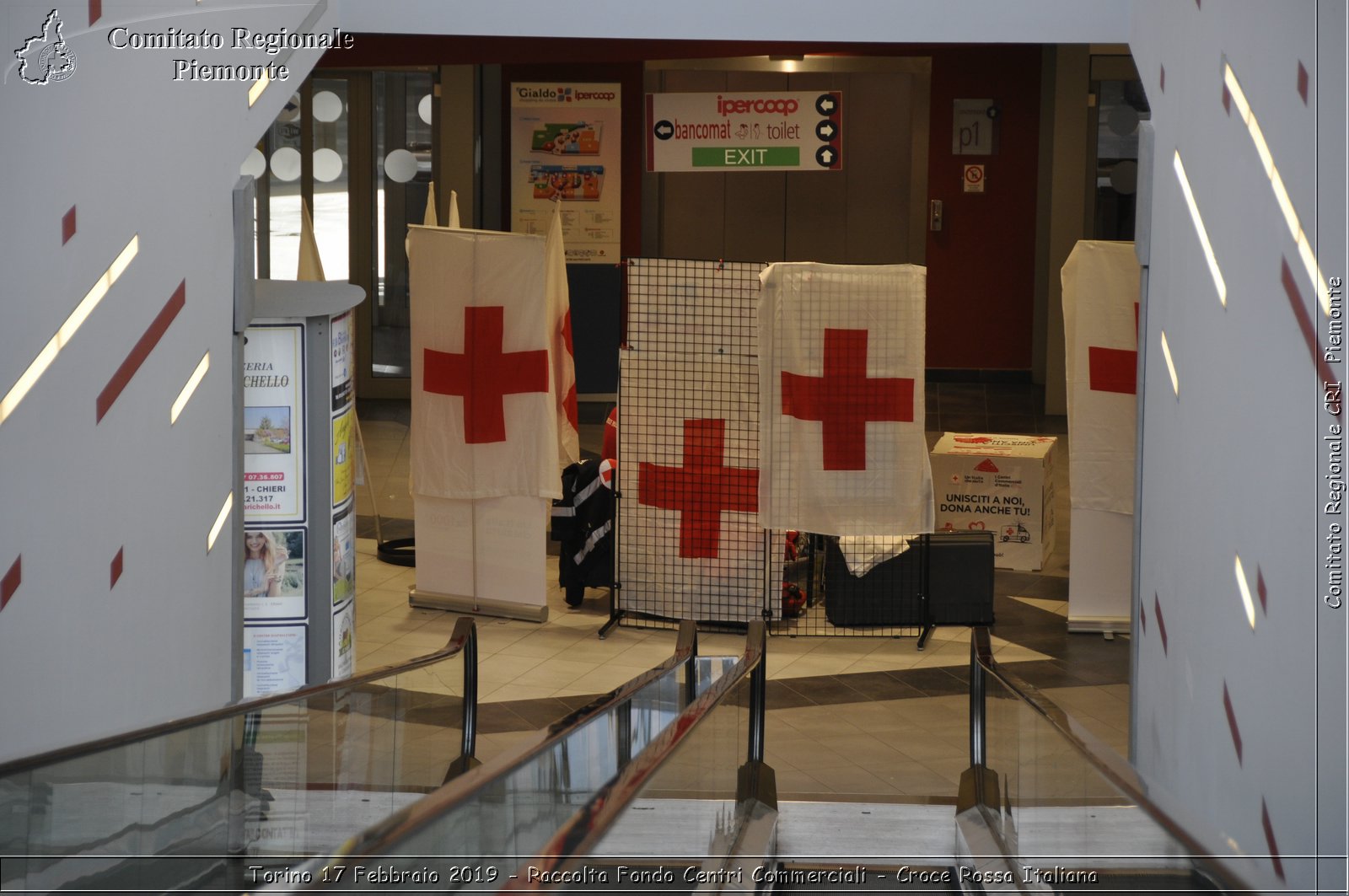 Torino 17 Febbraio 2019 - Raccolta Fondi Centri Commerciali - Croce Rossa Italiana - Comitato Regionale del Piemonte