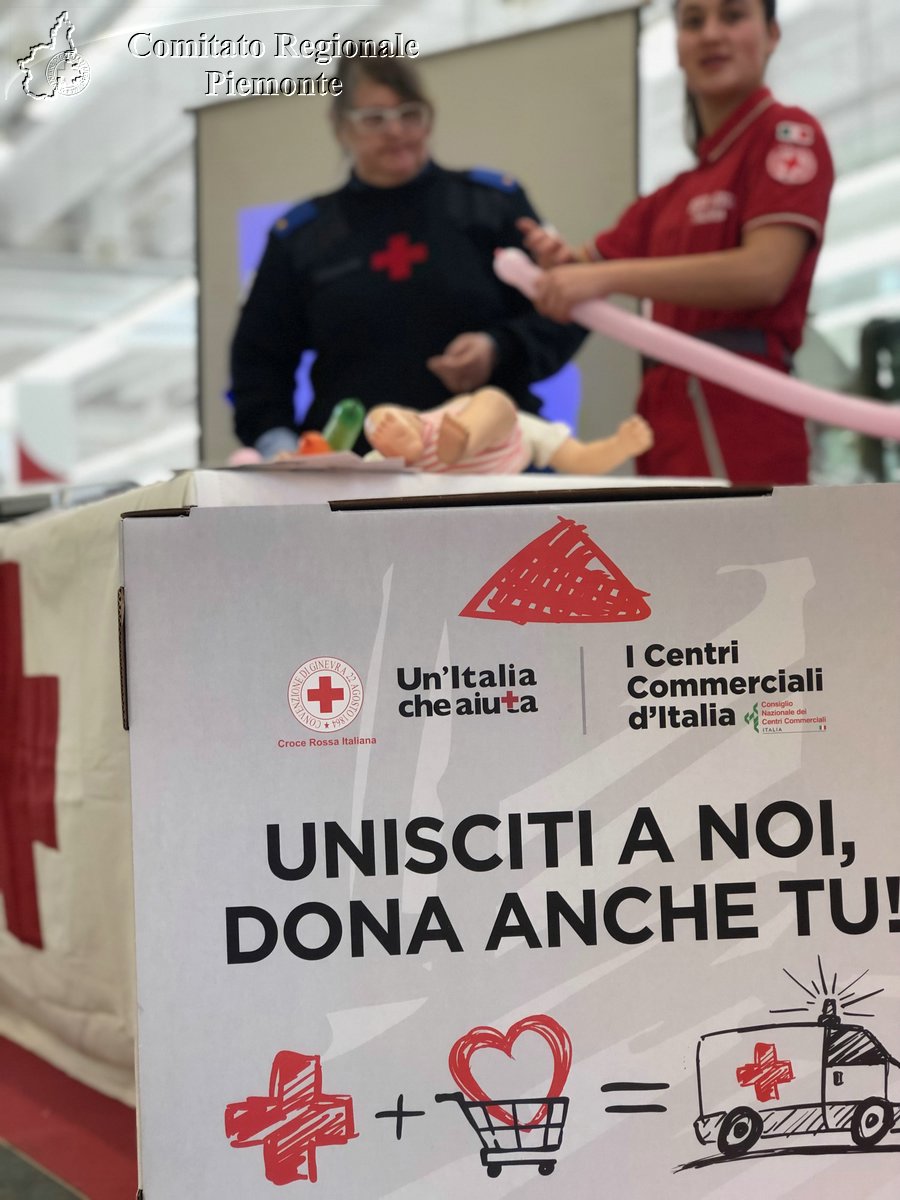 Torino 24 Febbraio 2019 - 2 Appuntamento con i Centri Commerciali - Croce Rossa Italiana - Comitato Regionale del Piemonte