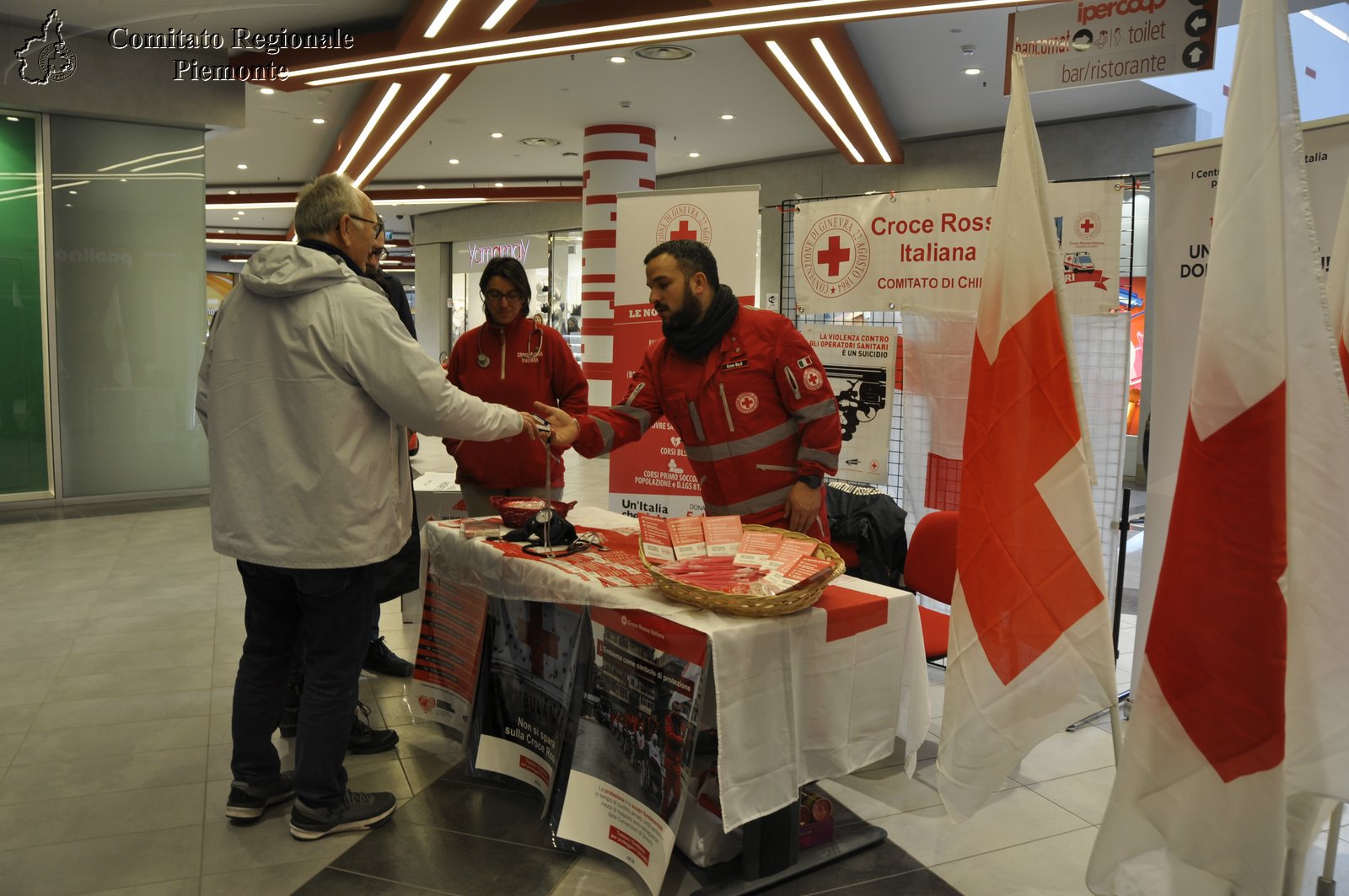 Torino 24 Febbraio 2019 - 2 Appuntamento con i Centri Commerciali - Croce Rossa Italiana - Comitato Regionale del Piemonte