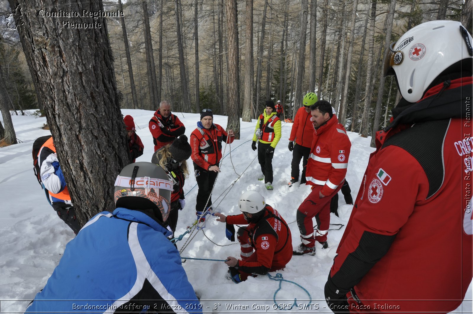 Bardonecchia Jafferau 2 Marzo 2019 - 3 Winter Camp OSPS  SMTS - Croce Rossa Italiana - Comitato Regionale del Piemonte