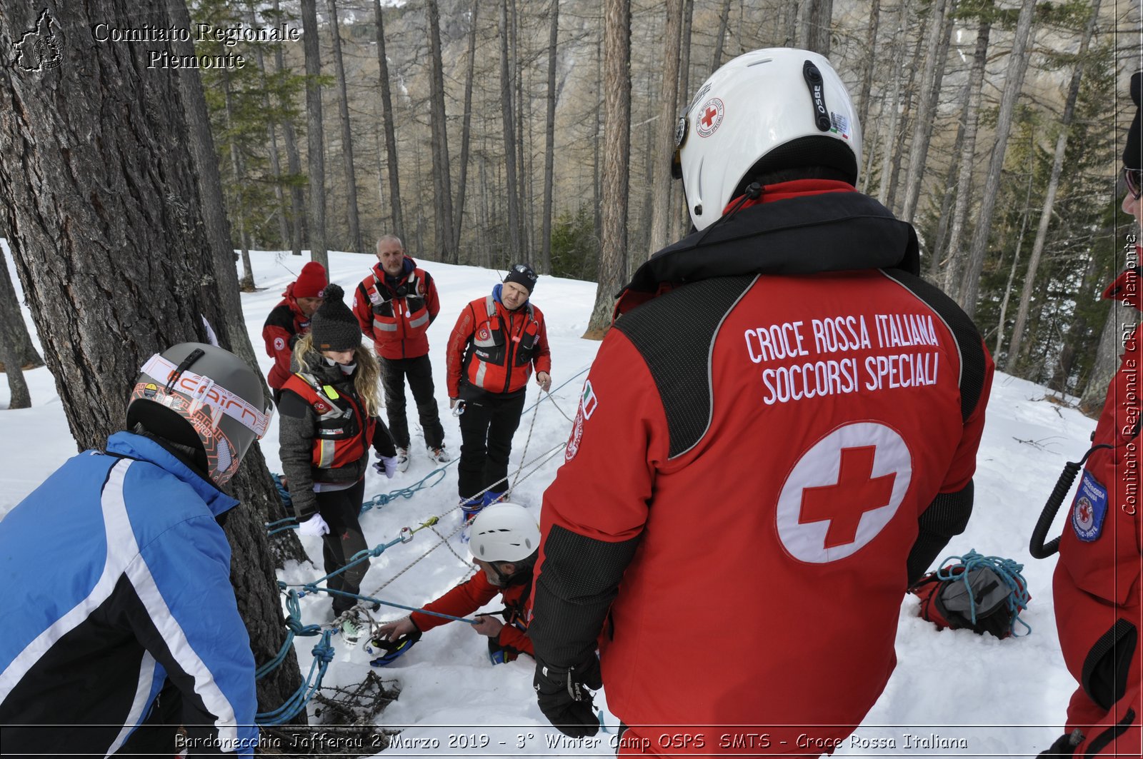 Bardonecchia Jafferau 2 Marzo 2019 - 3 Winter Camp OSPS  SMTS - Croce Rossa Italiana - Comitato Regionale del Piemonte