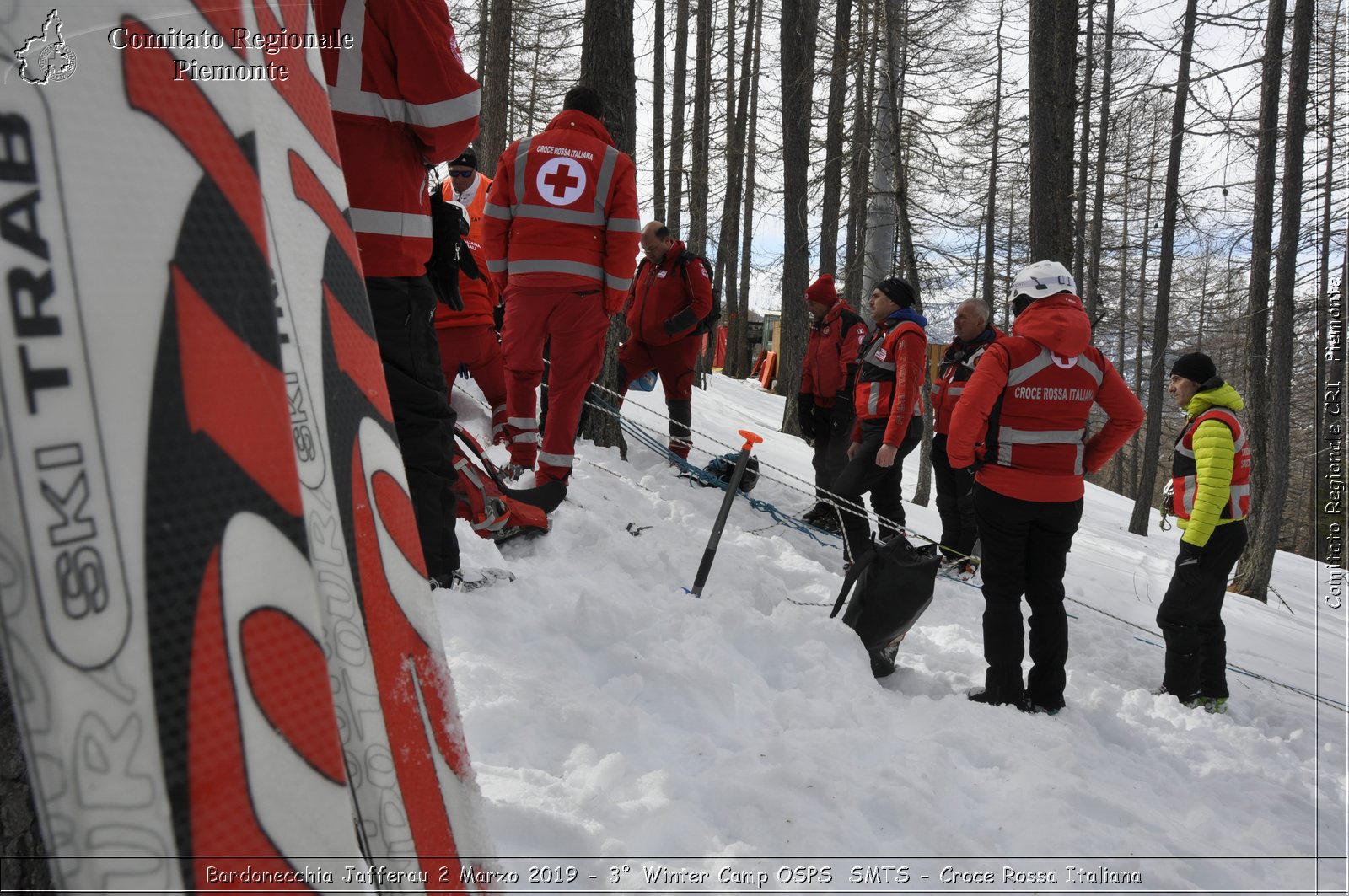 Bardonecchia Jafferau 2 Marzo 2019 - 3 Winter Camp OSPS  SMTS - Croce Rossa Italiana - Comitato Regionale del Piemonte