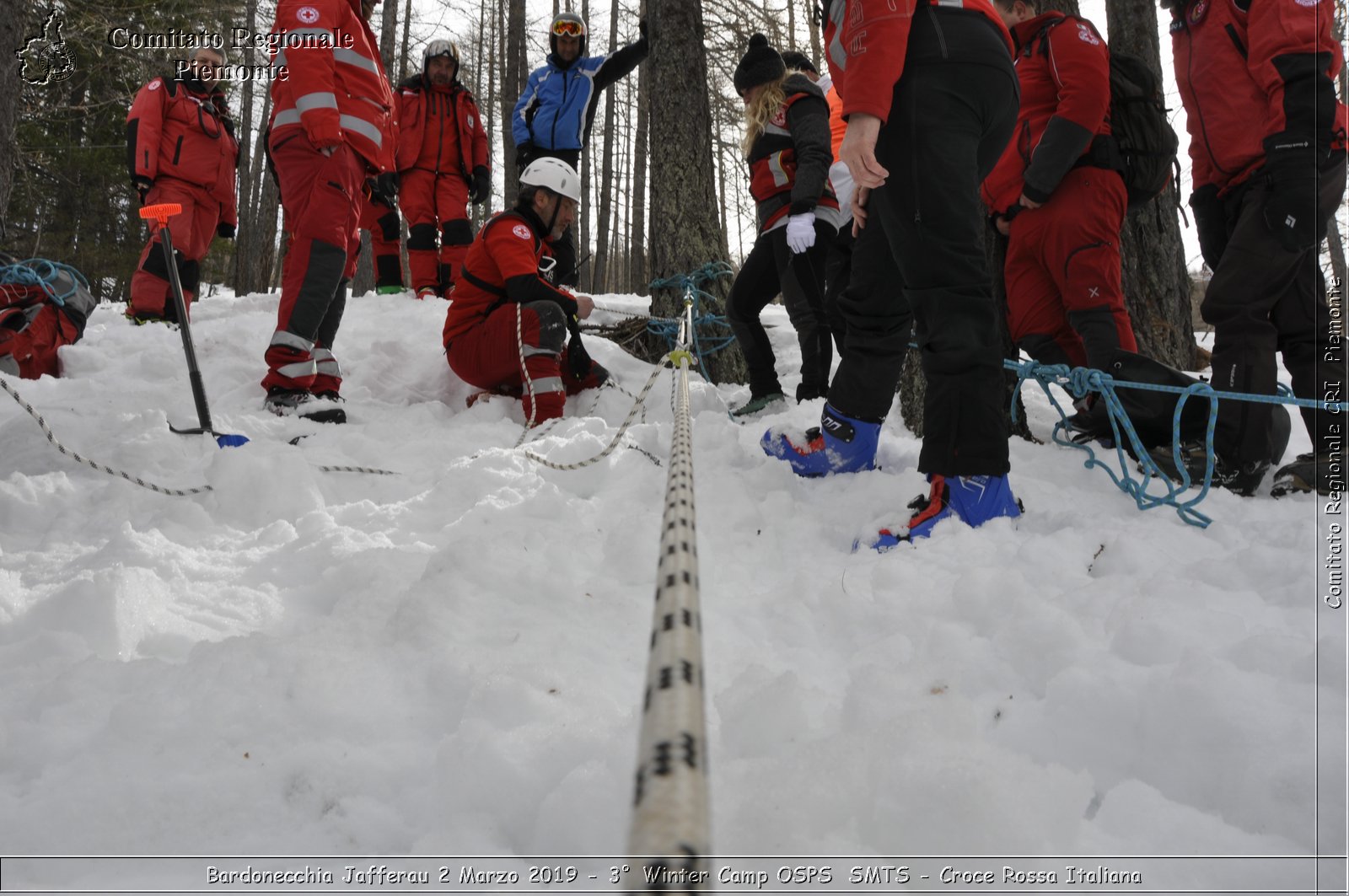 Bardonecchia Jafferau 2 Marzo 2019 - 3 Winter Camp OSPS  SMTS - Croce Rossa Italiana - Comitato Regionale del Piemonte