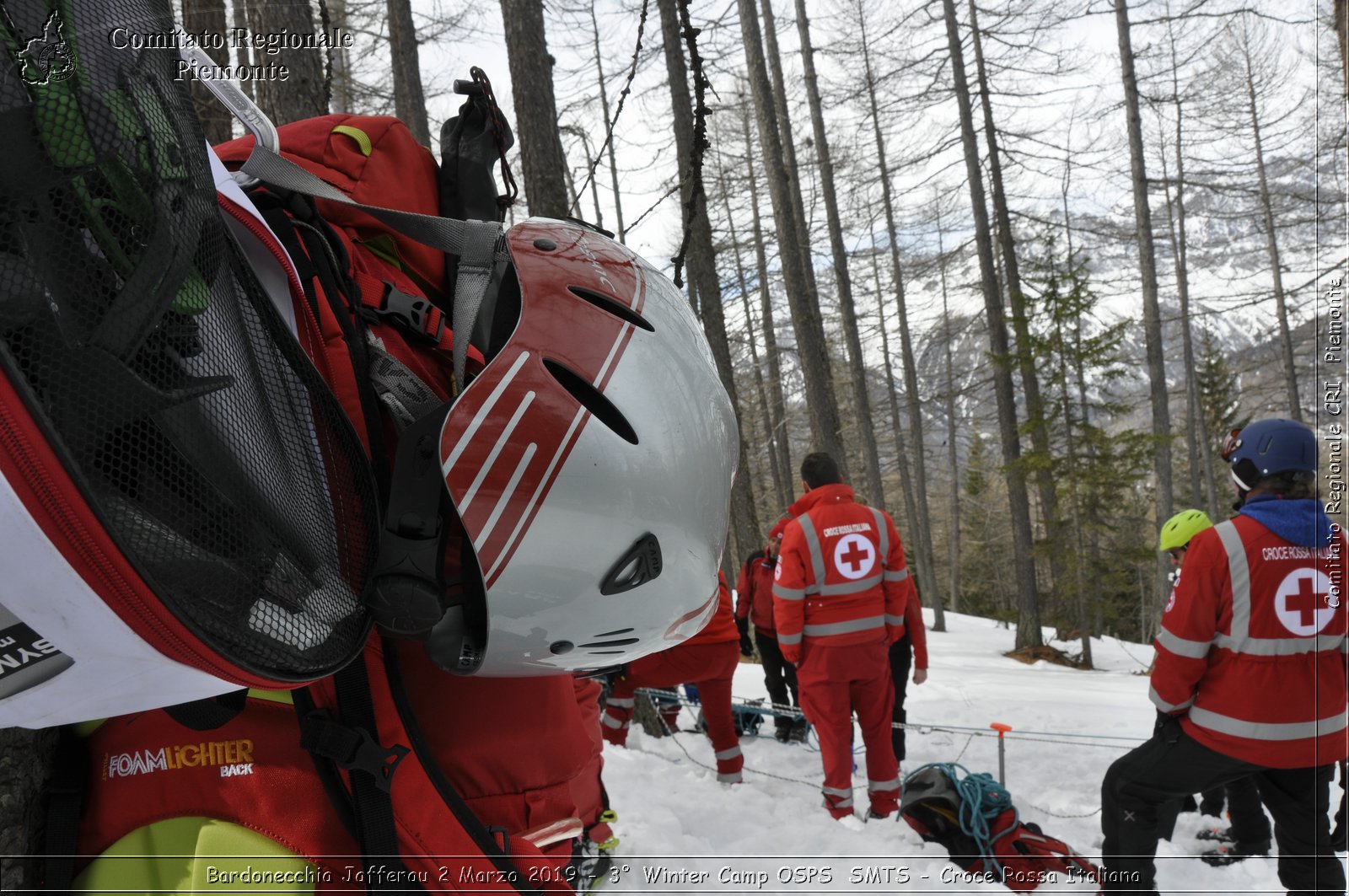 Bardonecchia Jafferau 2 Marzo 2019 - 3 Winter Camp OSPS  SMTS - Croce Rossa Italiana - Comitato Regionale del Piemonte