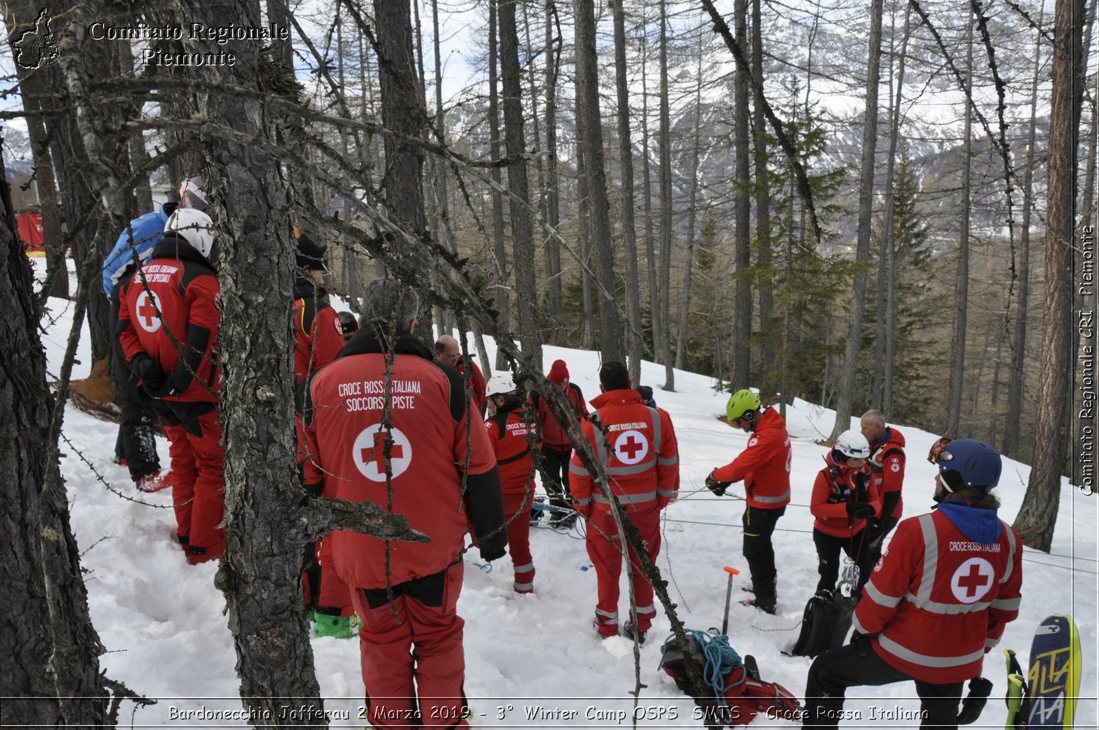 Bardonecchia Jafferau 2 Marzo 2019 - 3 Winter Camp OSPS  SMTS - Croce Rossa Italiana - Comitato Regionale del Piemonte