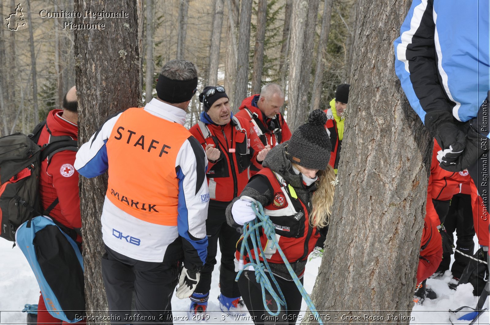 Bardonecchia Jafferau 2 Marzo 2019 - 3 Winter Camp OSPS  SMTS - Croce Rossa Italiana - Comitato Regionale del Piemonte