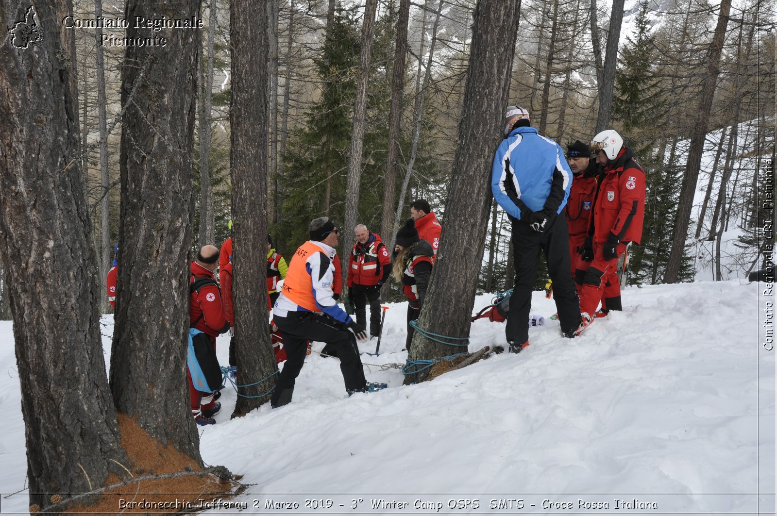 Bardonecchia Jafferau 2 Marzo 2019 - 3 Winter Camp OSPS  SMTS - Croce Rossa Italiana - Comitato Regionale del Piemonte