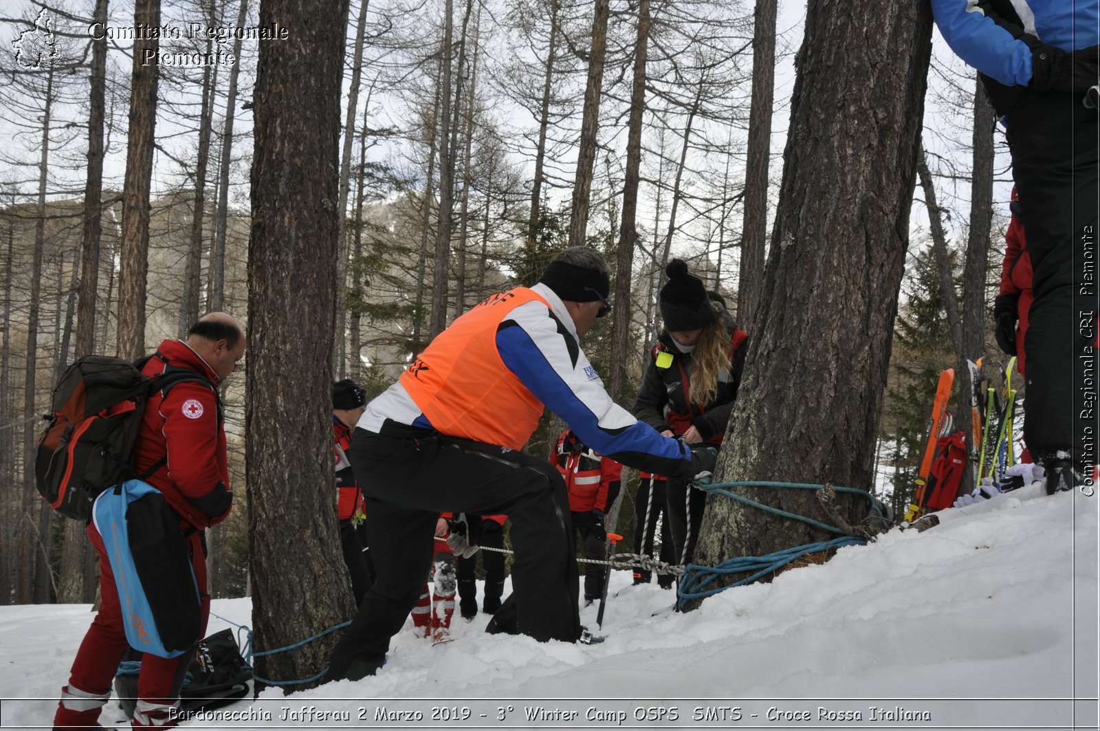 Bardonecchia Jafferau 2 Marzo 2019 - 3 Winter Camp OSPS  SMTS - Croce Rossa Italiana - Comitato Regionale del Piemonte