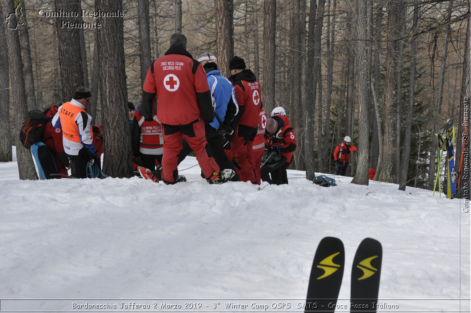 Bardonecchia Jafferau 2 Marzo 2019 - 3 Winter Camp OSPS  SMTS - Croce Rossa Italiana - Comitato Regionale del Piemonte