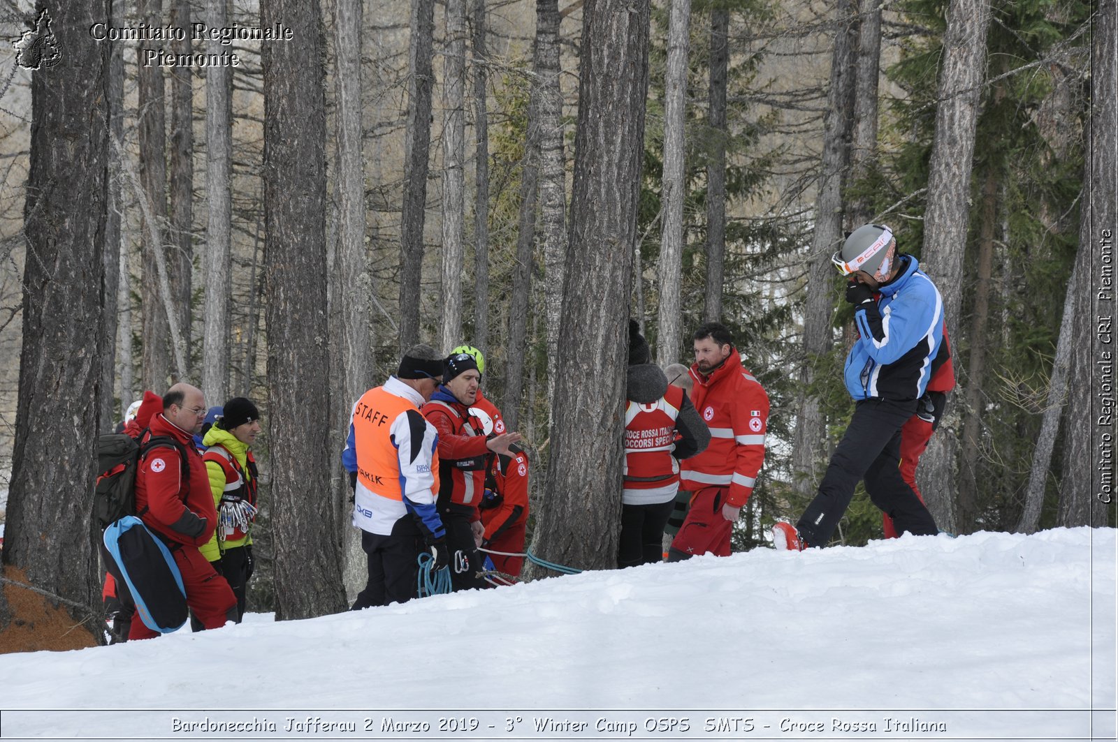 Bardonecchia Jafferau 2 Marzo 2019 - 3 Winter Camp OSPS  SMTS - Croce Rossa Italiana - Comitato Regionale del Piemonte