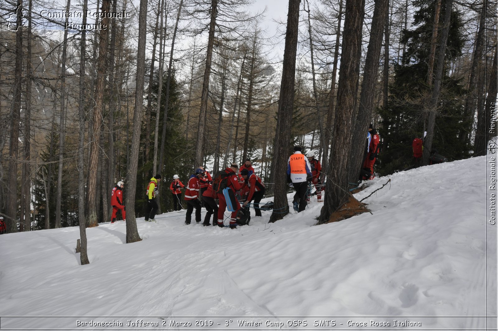 Bardonecchia Jafferau 2 Marzo 2019 - 3 Winter Camp OSPS  SMTS - Croce Rossa Italiana - Comitato Regionale del Piemonte