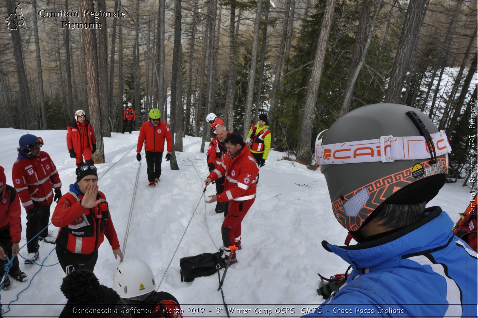 Bardonecchia Jafferau 2 Marzo 2019 - 3 Winter Camp OSPS  SMTS - Croce Rossa Italiana - Comitato Regionale del Piemonte