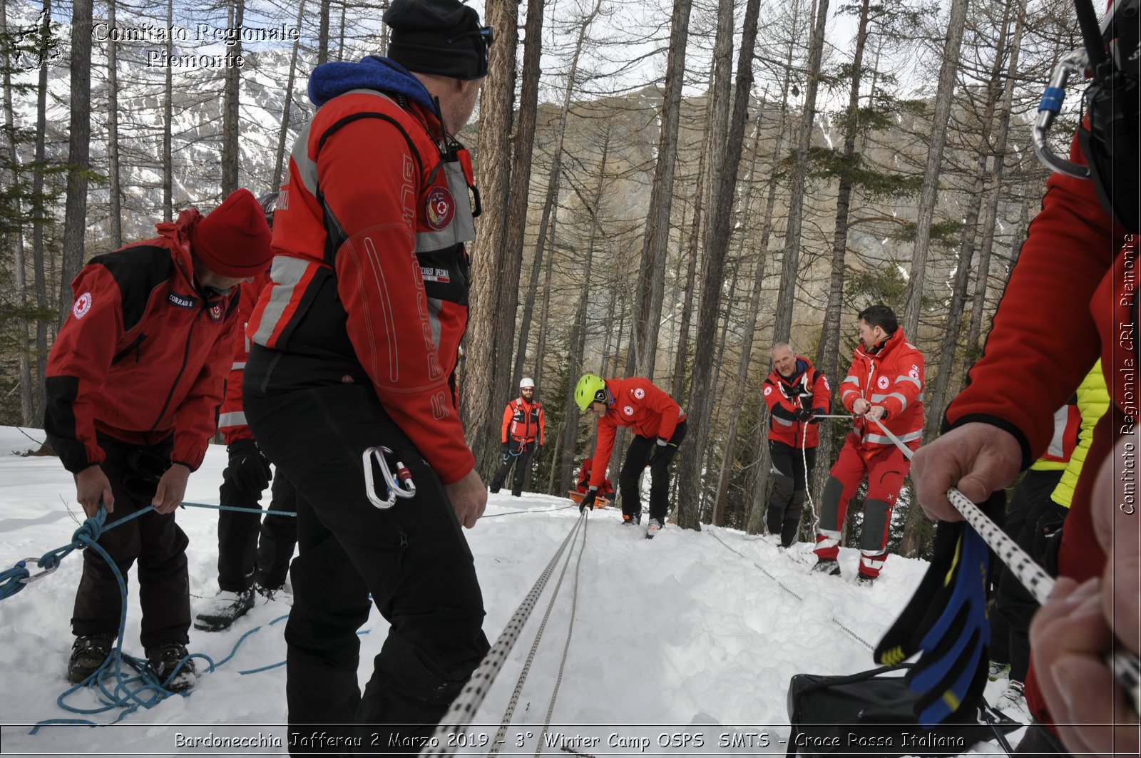 Bardonecchia Jafferau 2 Marzo 2019 - 3 Winter Camp OSPS  SMTS - Croce Rossa Italiana - Comitato Regionale del Piemonte