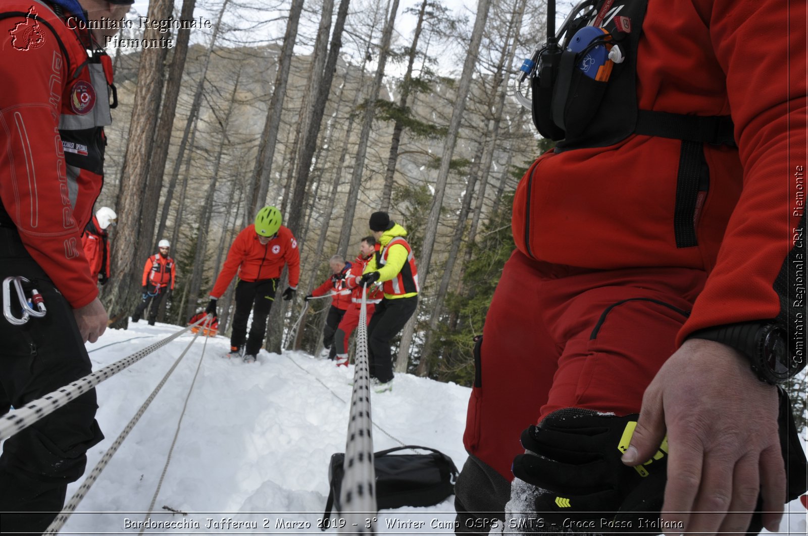 Bardonecchia Jafferau 2 Marzo 2019 - 3 Winter Camp OSPS  SMTS - Croce Rossa Italiana - Comitato Regionale del Piemonte