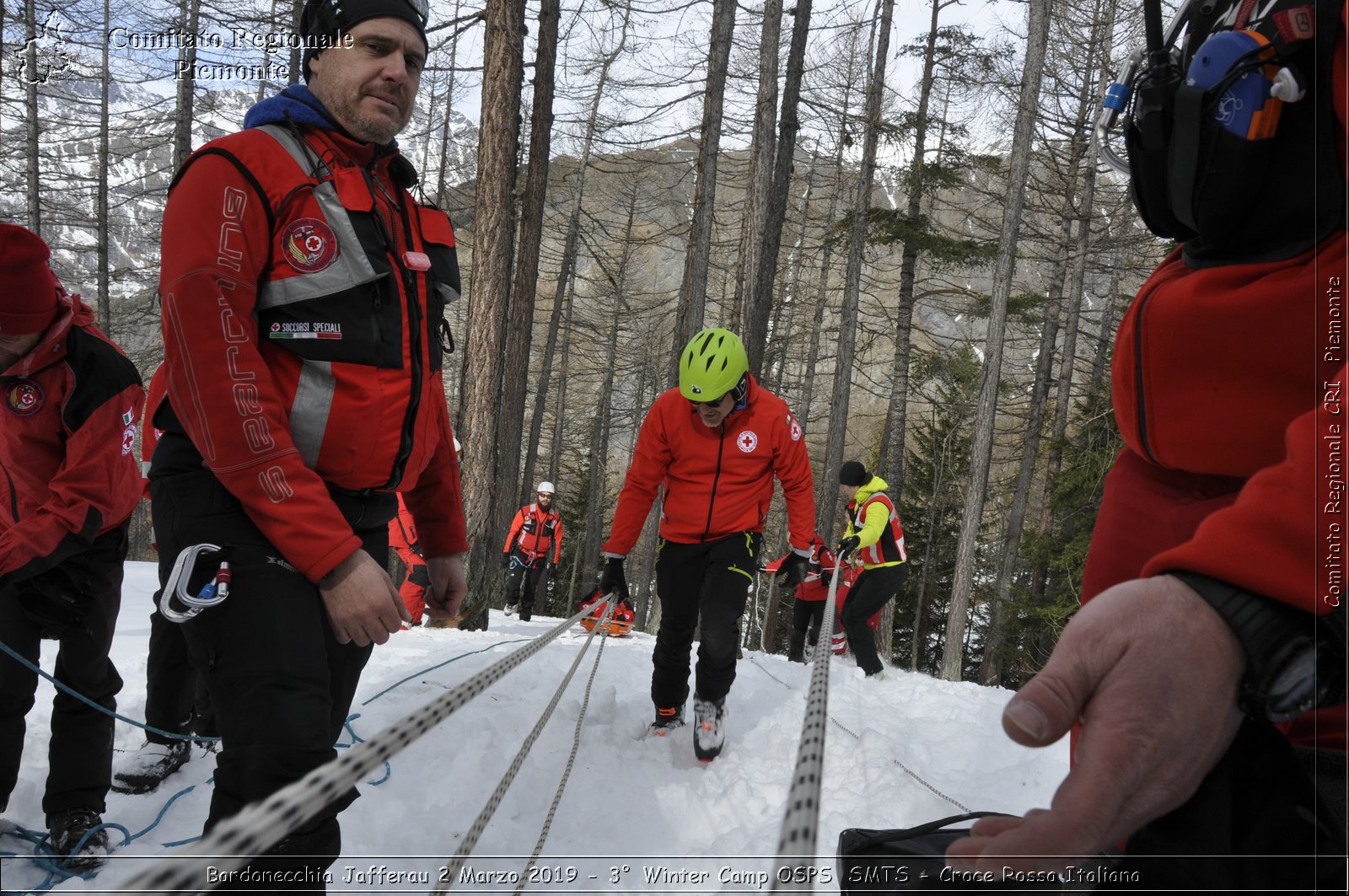 Bardonecchia Jafferau 2 Marzo 2019 - 3 Winter Camp OSPS  SMTS - Croce Rossa Italiana - Comitato Regionale del Piemonte