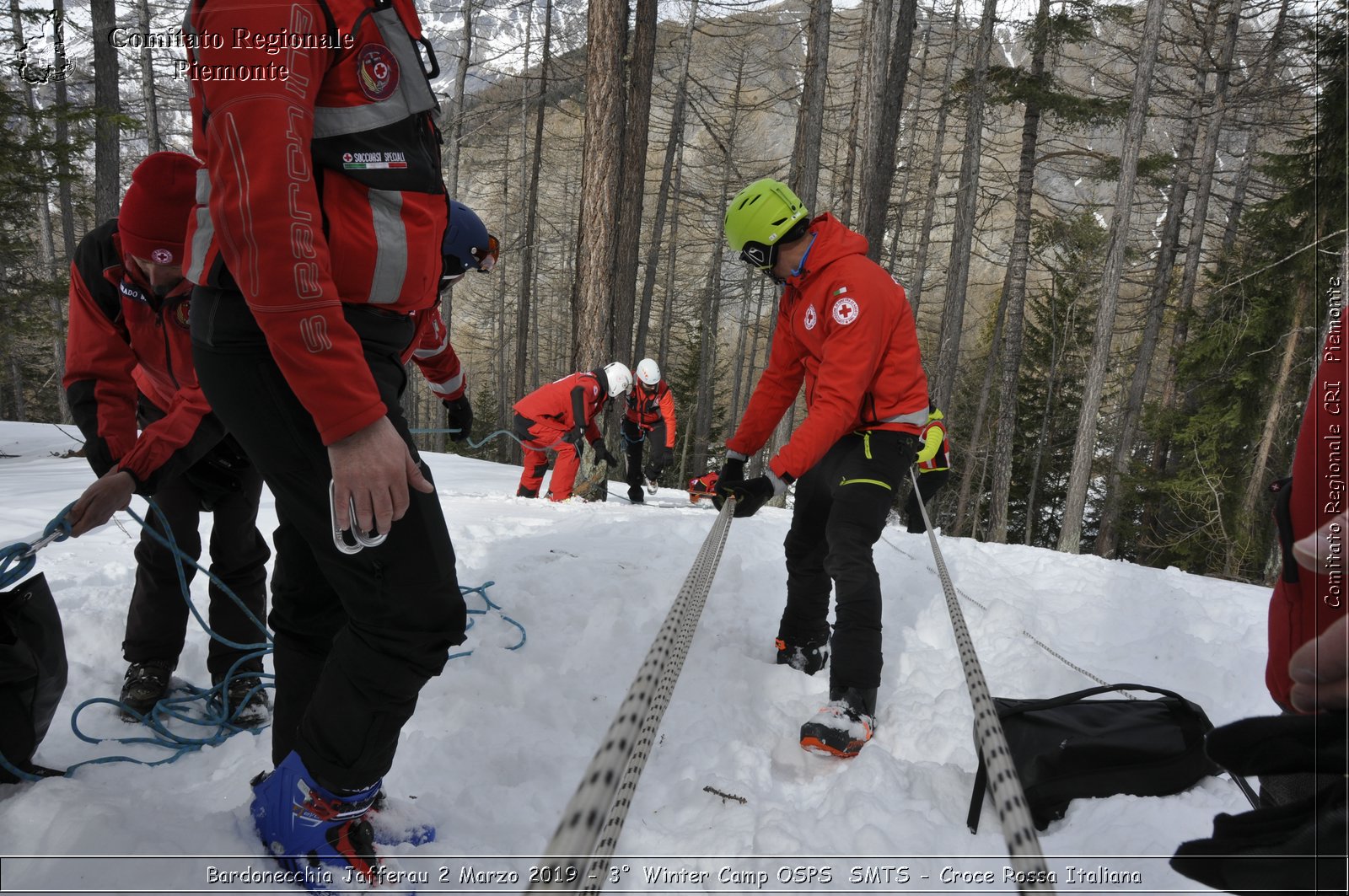 Bardonecchia Jafferau 2 Marzo 2019 - 3 Winter Camp OSPS  SMTS - Croce Rossa Italiana - Comitato Regionale del Piemonte