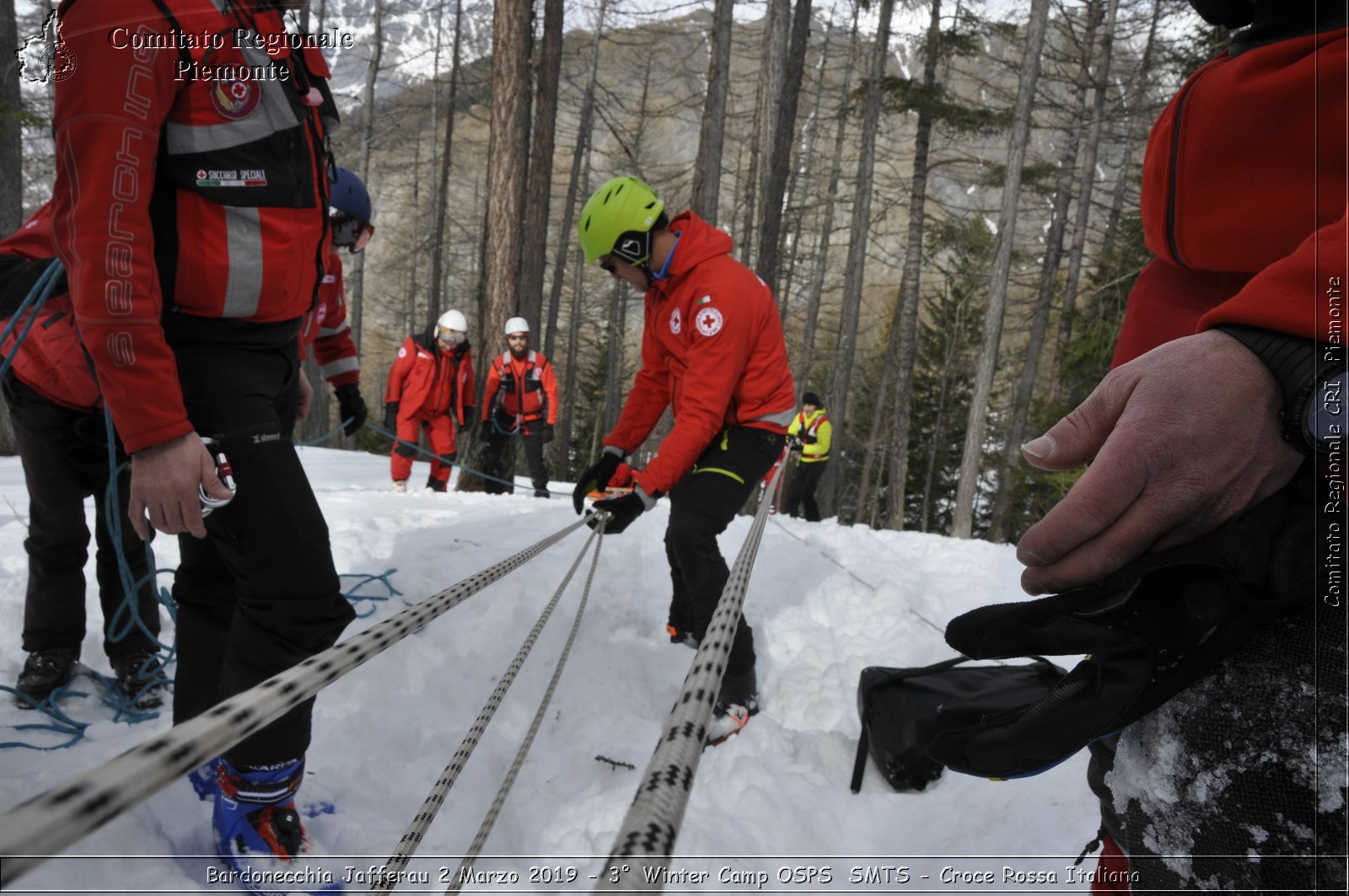 Bardonecchia Jafferau 2 Marzo 2019 - 3 Winter Camp OSPS  SMTS - Croce Rossa Italiana - Comitato Regionale del Piemonte