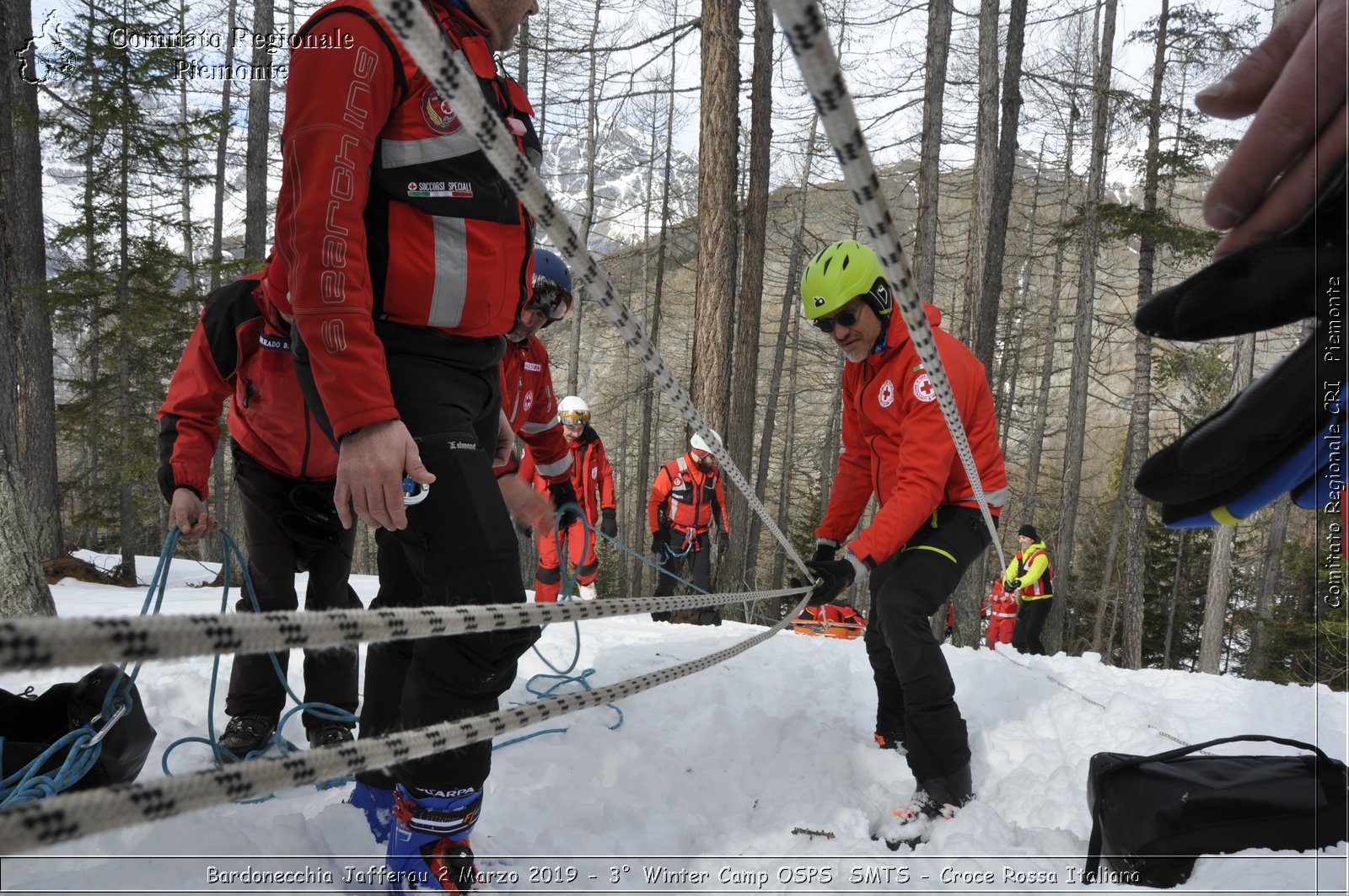 Bardonecchia Jafferau 2 Marzo 2019 - 3 Winter Camp OSPS  SMTS - Croce Rossa Italiana - Comitato Regionale del Piemonte