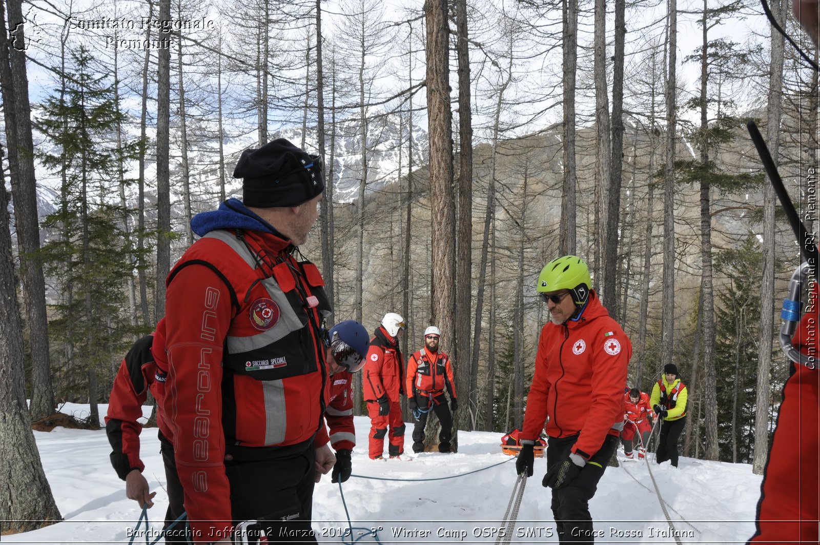 Bardonecchia Jafferau 2 Marzo 2019 - 3 Winter Camp OSPS  SMTS - Croce Rossa Italiana - Comitato Regionale del Piemonte