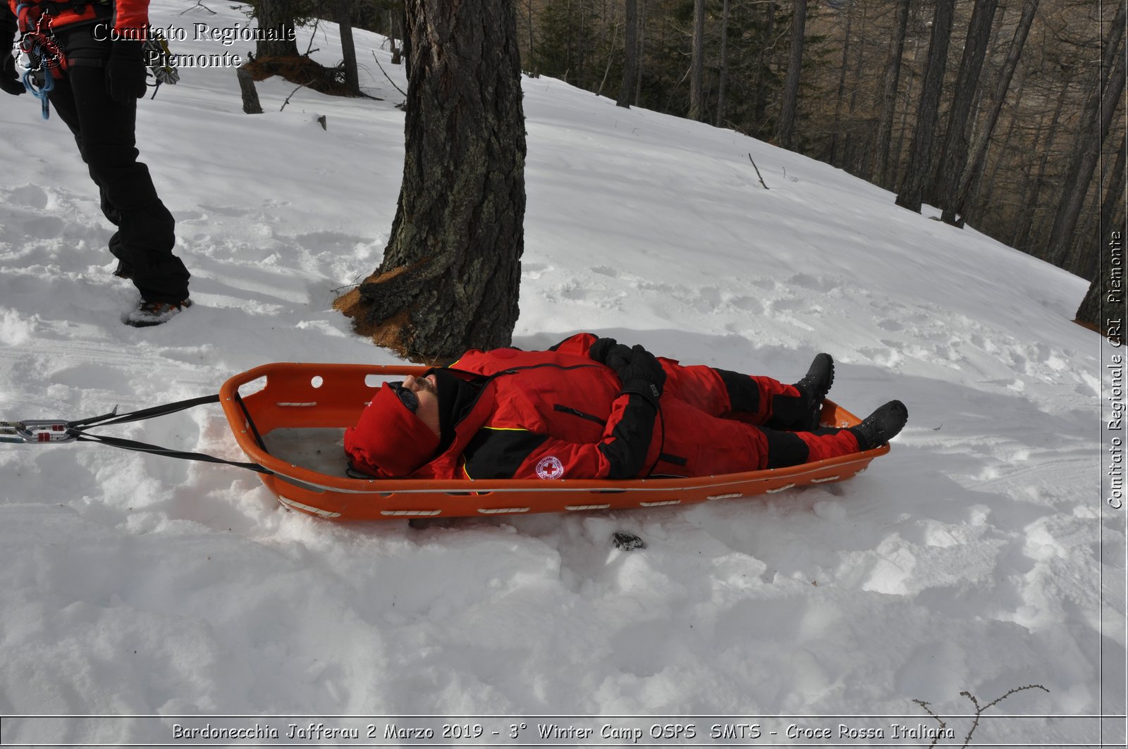 Bardonecchia Jafferau 2 Marzo 2019 - 3 Winter Camp OSPS  SMTS - Croce Rossa Italiana - Comitato Regionale del Piemonte