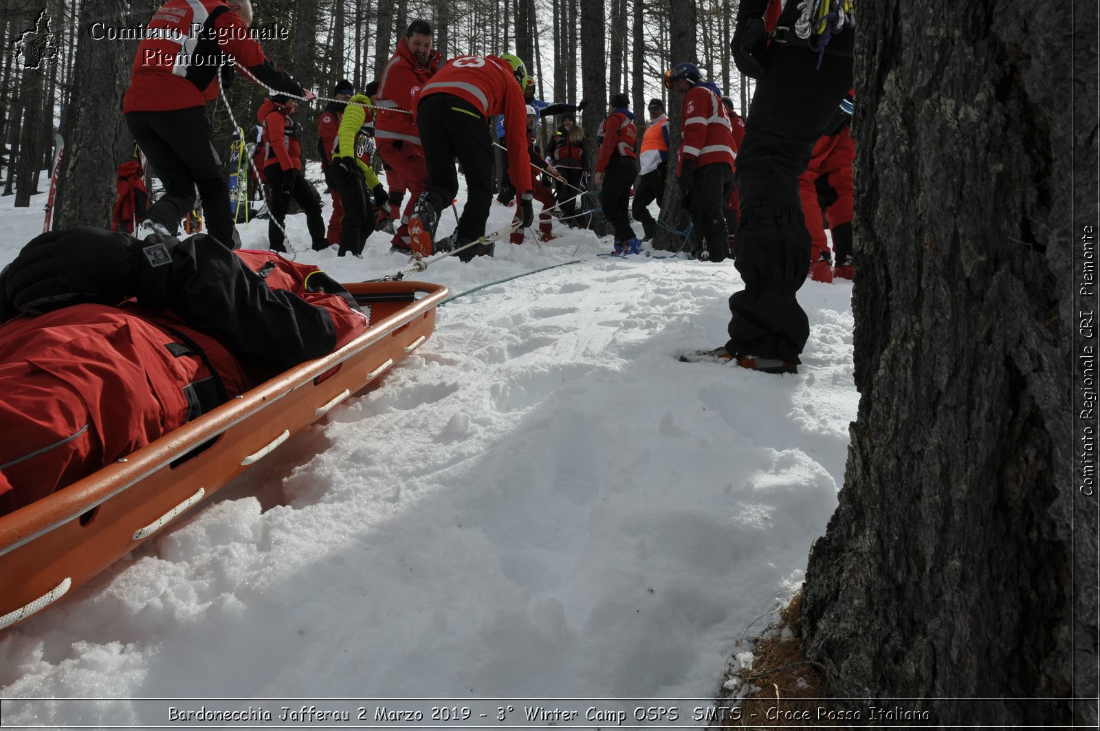 Bardonecchia Jafferau 2 Marzo 2019 - 3 Winter Camp OSPS  SMTS - Croce Rossa Italiana - Comitato Regionale del Piemonte