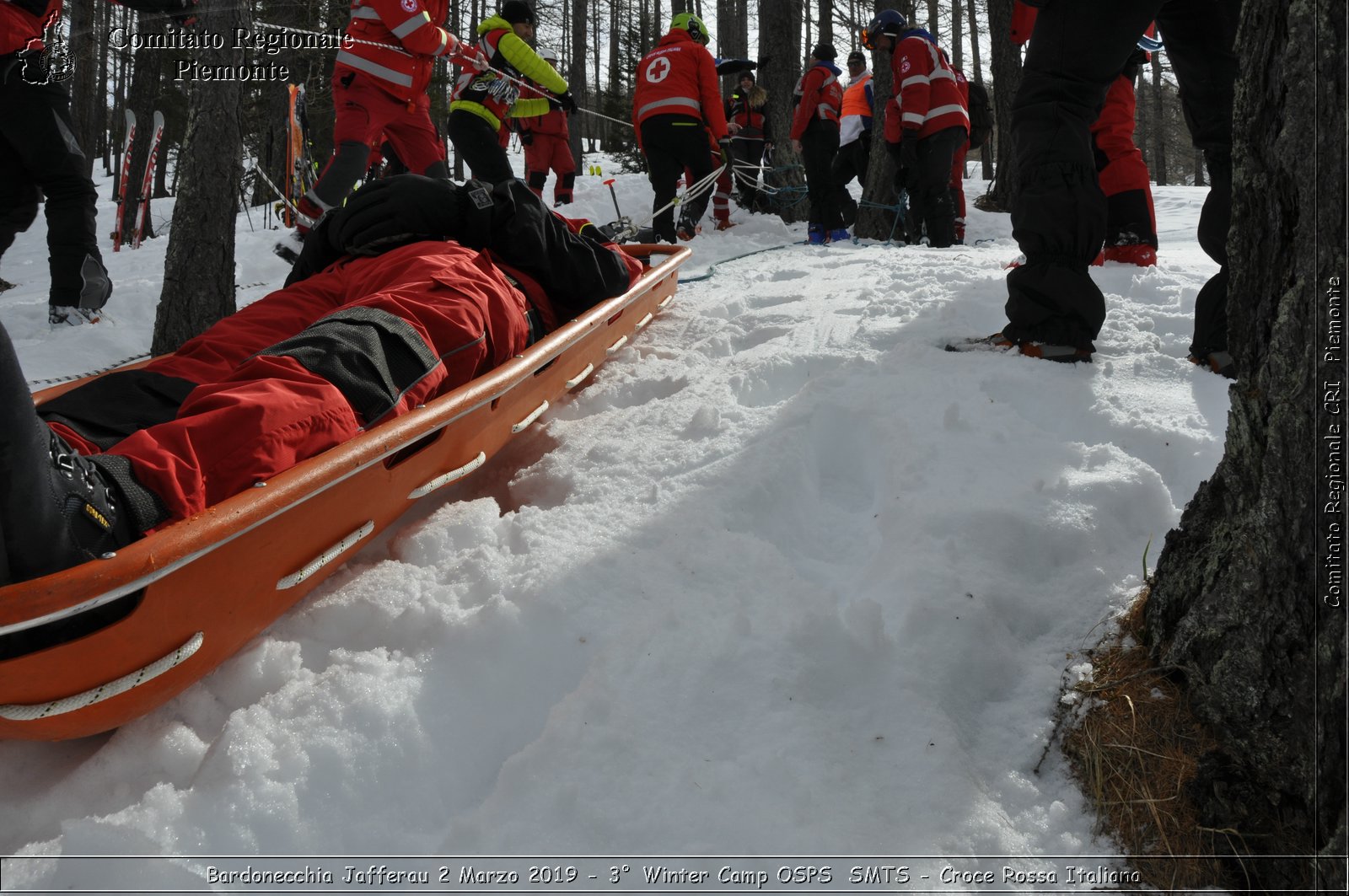 Bardonecchia Jafferau 2 Marzo 2019 - 3 Winter Camp OSPS  SMTS - Croce Rossa Italiana - Comitato Regionale del Piemonte