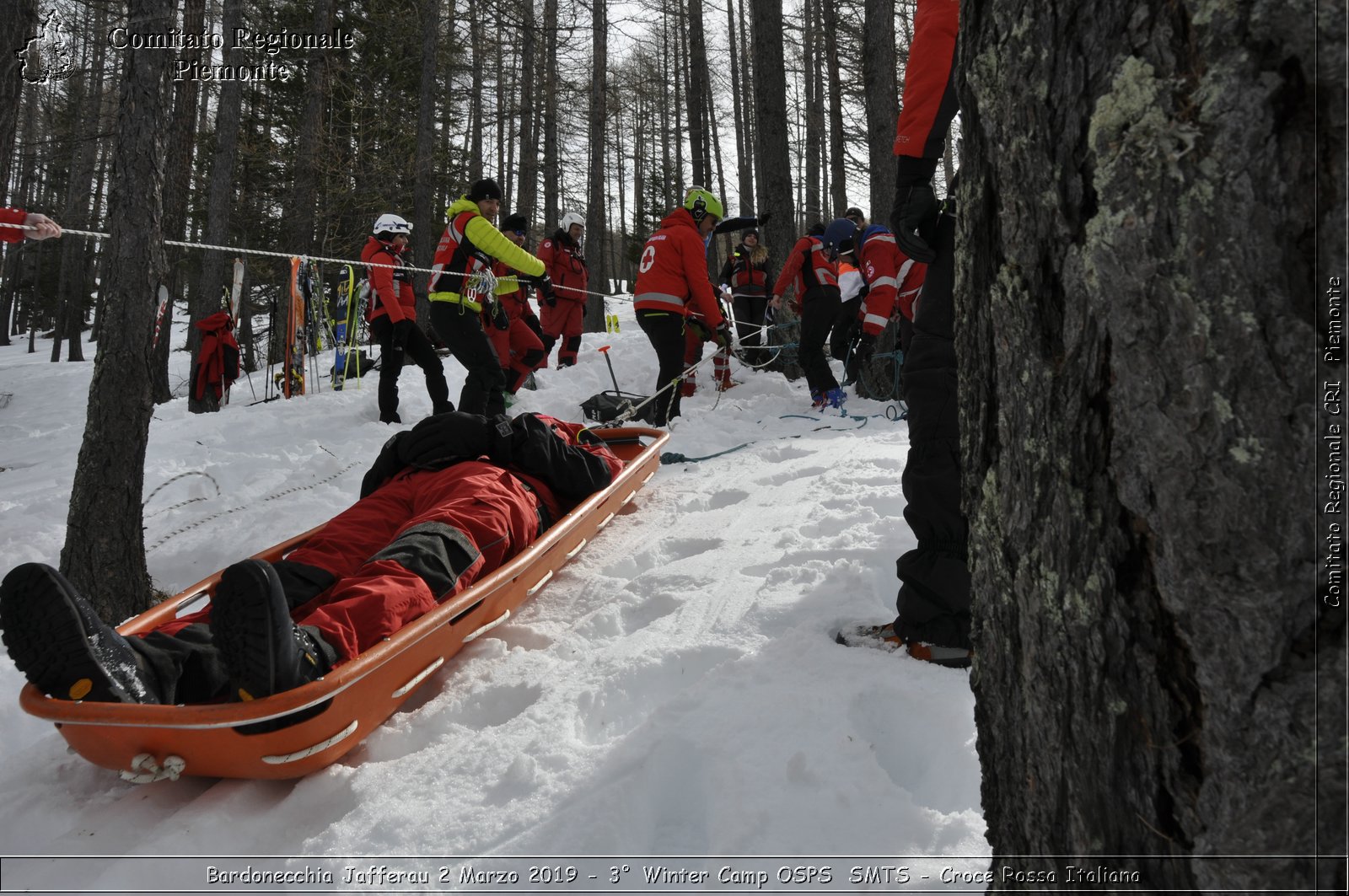 Bardonecchia Jafferau 2 Marzo 2019 - 3 Winter Camp OSPS  SMTS - Croce Rossa Italiana - Comitato Regionale del Piemonte