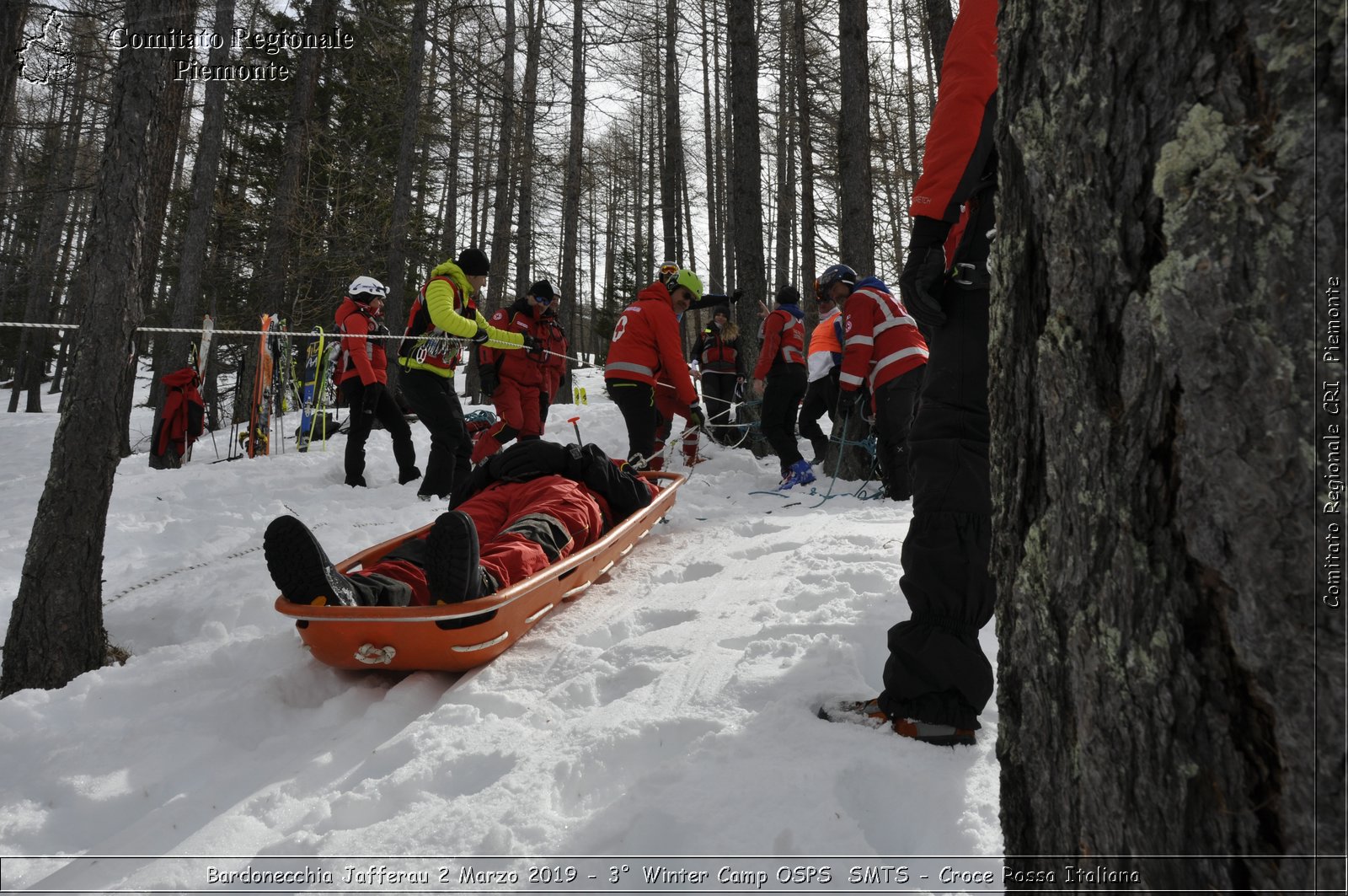 Bardonecchia Jafferau 2 Marzo 2019 - 3 Winter Camp OSPS  SMTS - Croce Rossa Italiana - Comitato Regionale del Piemonte