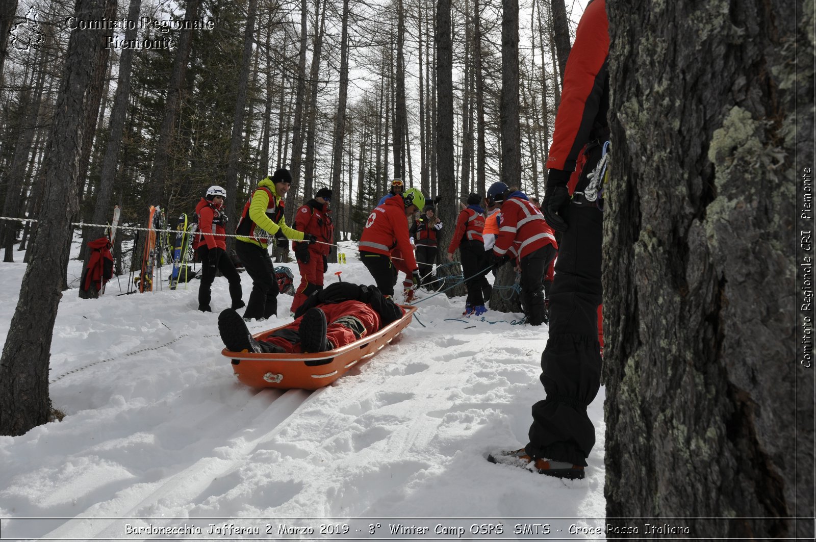 Bardonecchia Jafferau 2 Marzo 2019 - 3 Winter Camp OSPS  SMTS - Croce Rossa Italiana - Comitato Regionale del Piemonte