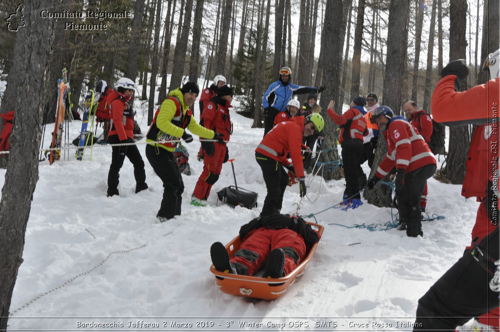 Bardonecchia Jafferau 2 Marzo 2019 - 3 Winter Camp OSPS  SMTS - Croce Rossa Italiana - Comitato Regionale del Piemonte