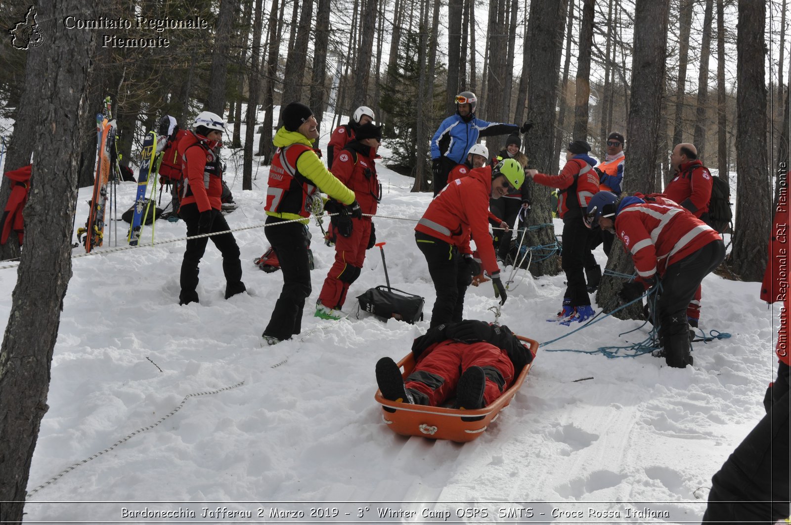 Bardonecchia Jafferau 2 Marzo 2019 - 3 Winter Camp OSPS  SMTS - Croce Rossa Italiana - Comitato Regionale del Piemonte