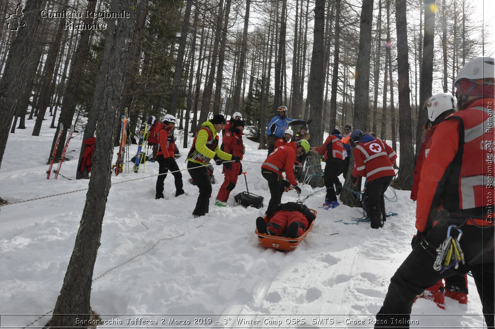 Bardonecchia Jafferau 2 Marzo 2019 - 3 Winter Camp OSPS  SMTS - Croce Rossa Italiana - Comitato Regionale del Piemonte