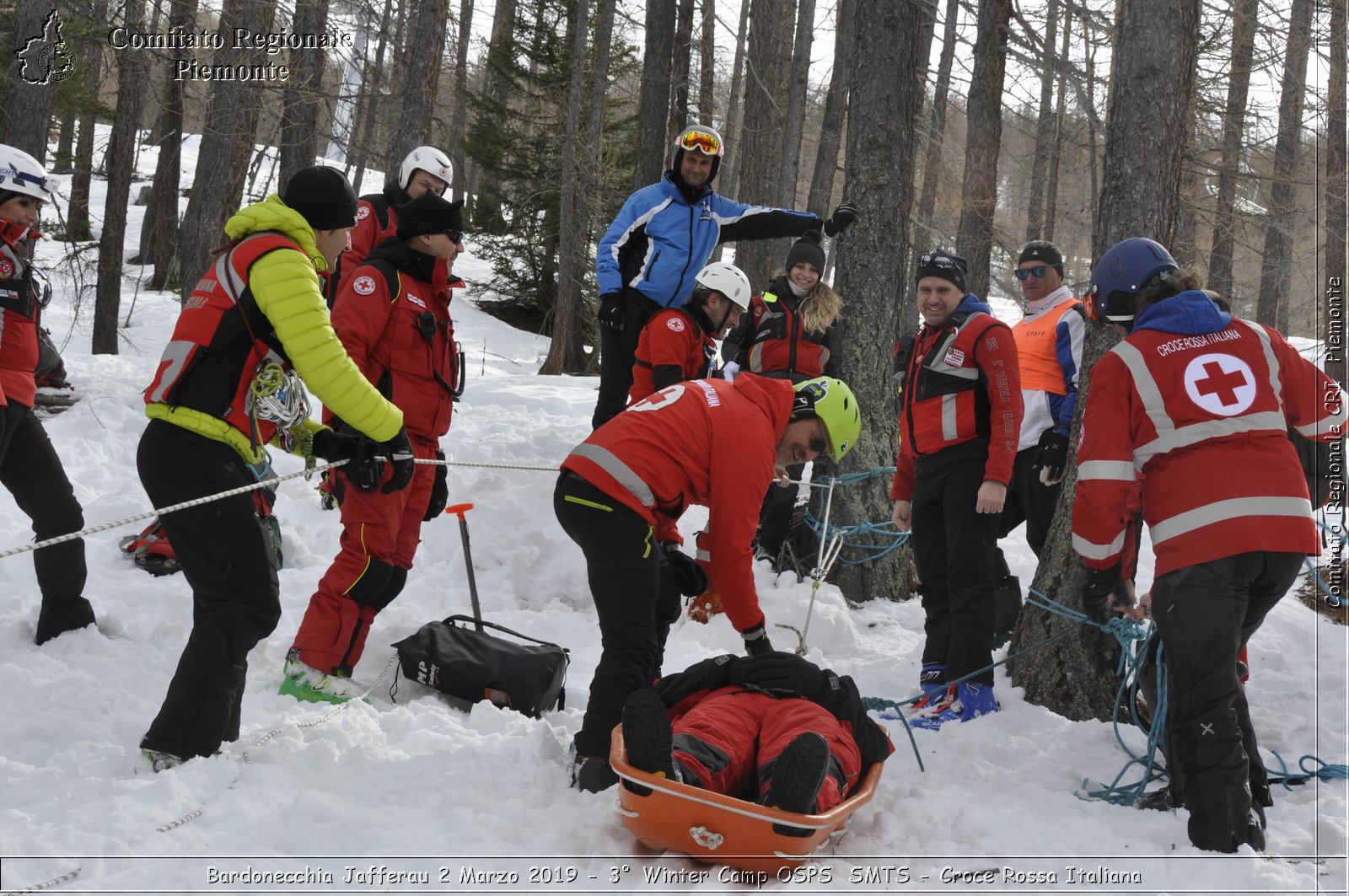 Bardonecchia Jafferau 2 Marzo 2019 - 3 Winter Camp OSPS  SMTS - Croce Rossa Italiana - Comitato Regionale del Piemonte