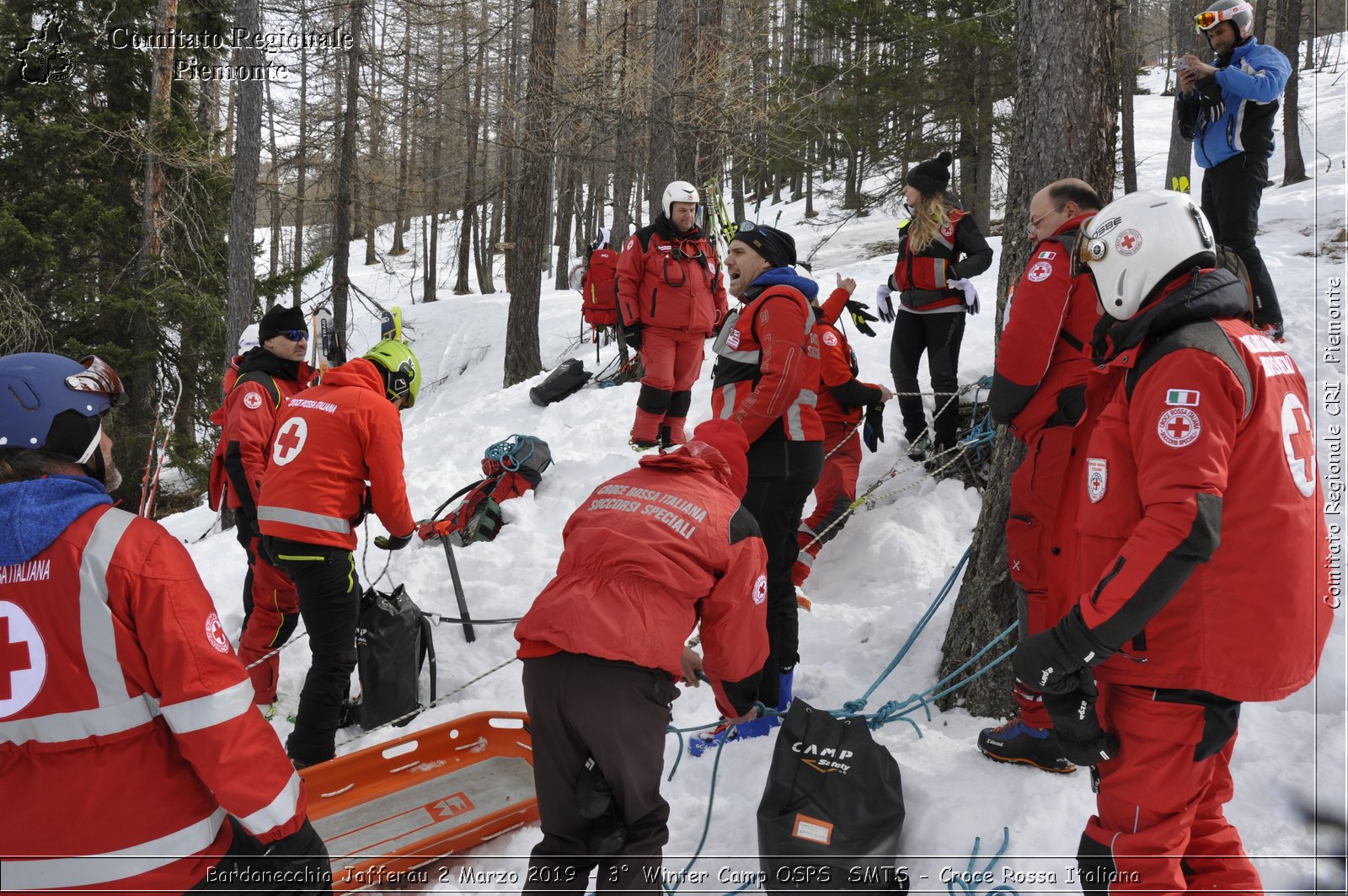 Bardonecchia Jafferau 2 Marzo 2019 - 3 Winter Camp OSPS  SMTS - Croce Rossa Italiana - Comitato Regionale del Piemonte