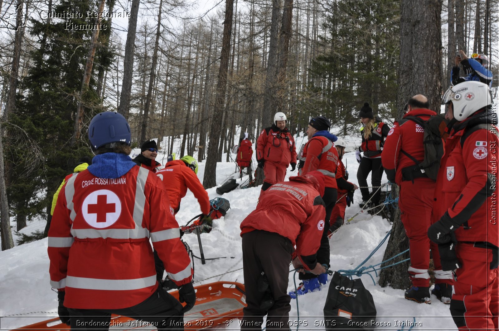 Bardonecchia Jafferau 2 Marzo 2019 - 3 Winter Camp OSPS  SMTS - Croce Rossa Italiana - Comitato Regionale del Piemonte