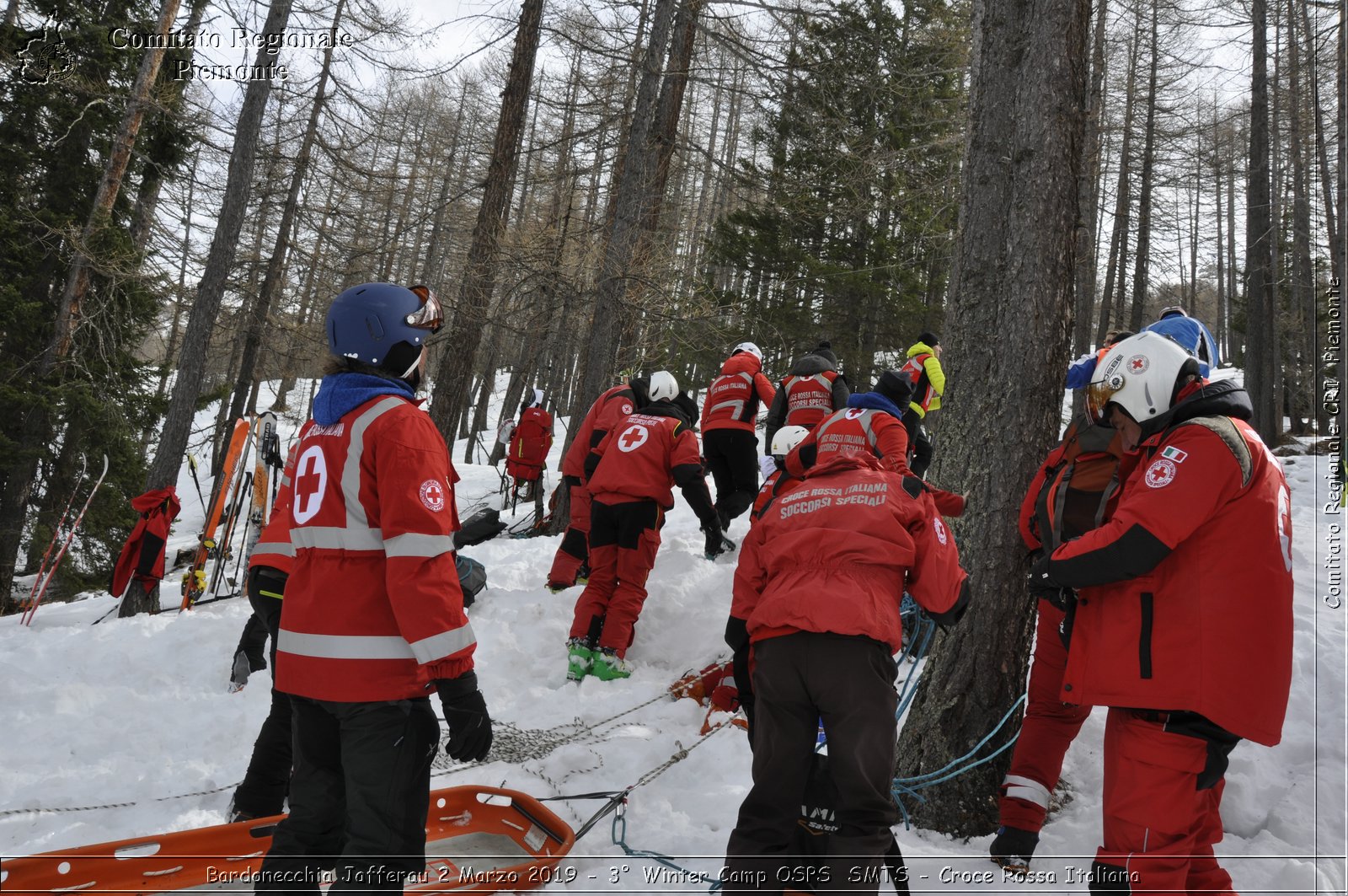 Bardonecchia Jafferau 2 Marzo 2019 - 3 Winter Camp OSPS  SMTS - Croce Rossa Italiana - Comitato Regionale del Piemonte